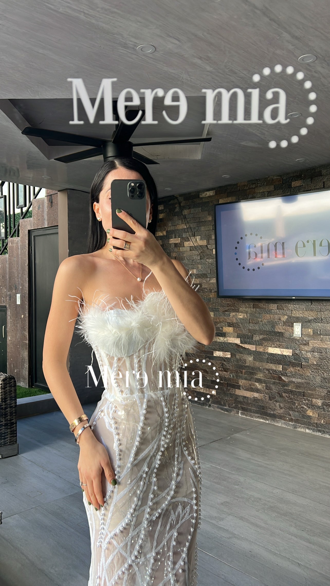 Vestido blanco strapples