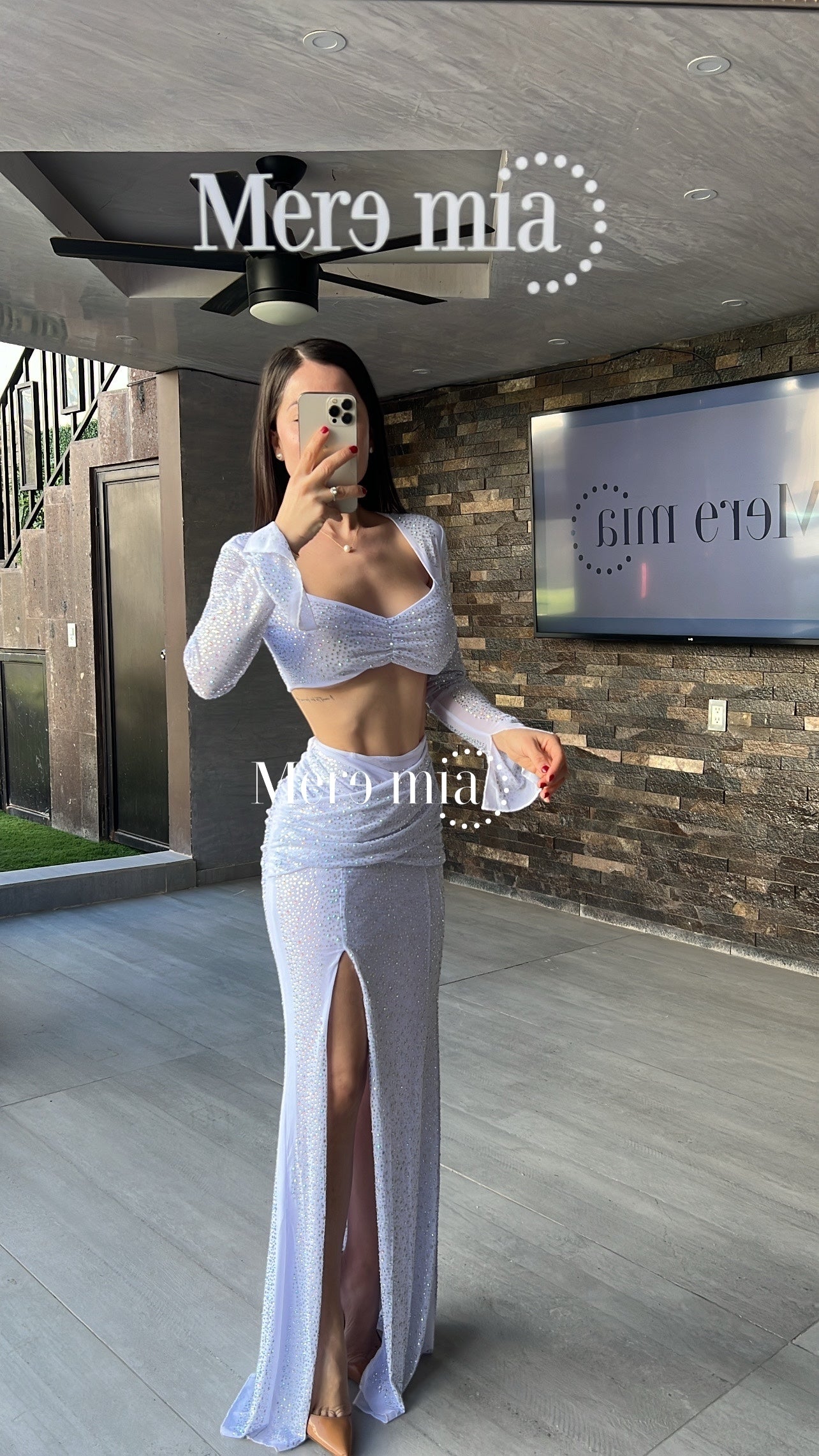 Conjunto blanco puntos