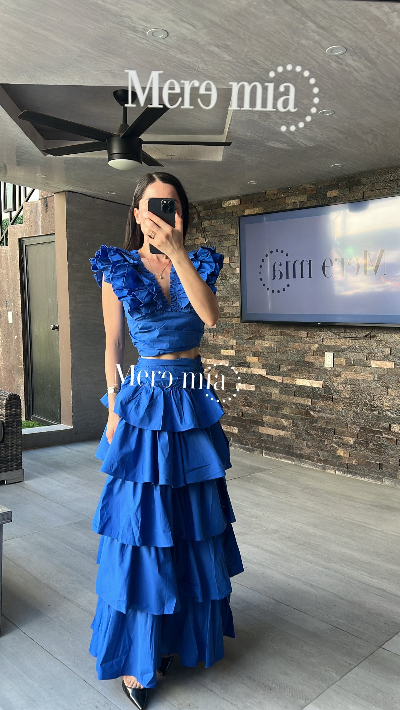 Conjunto azul olanes