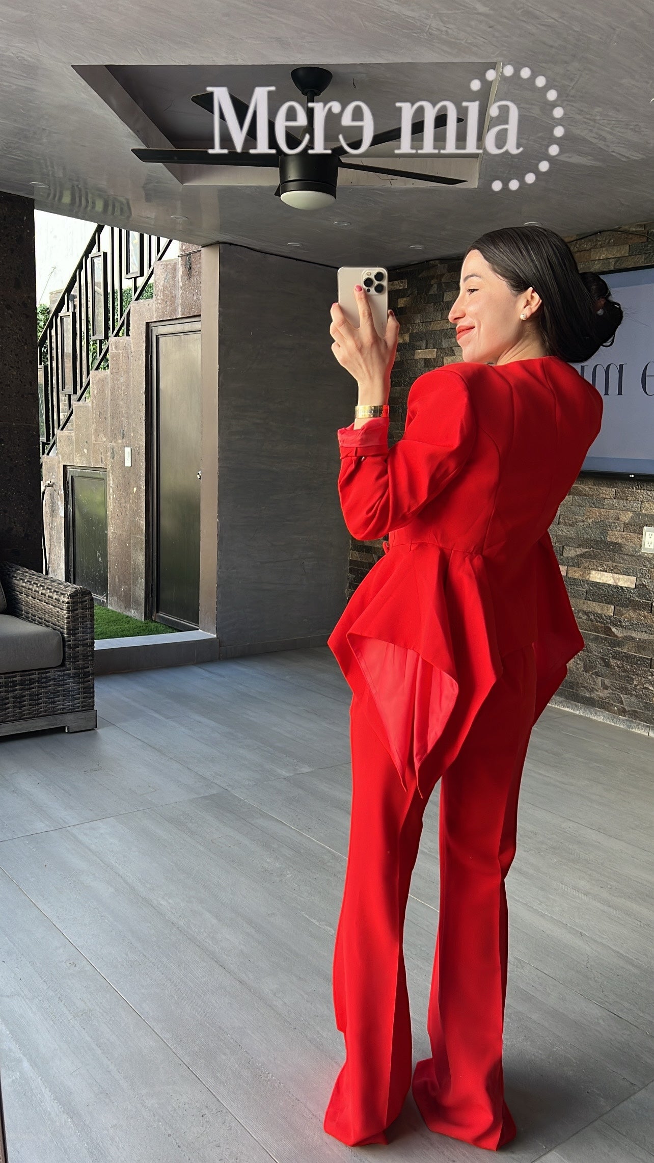 Conjunto rojo pantalón