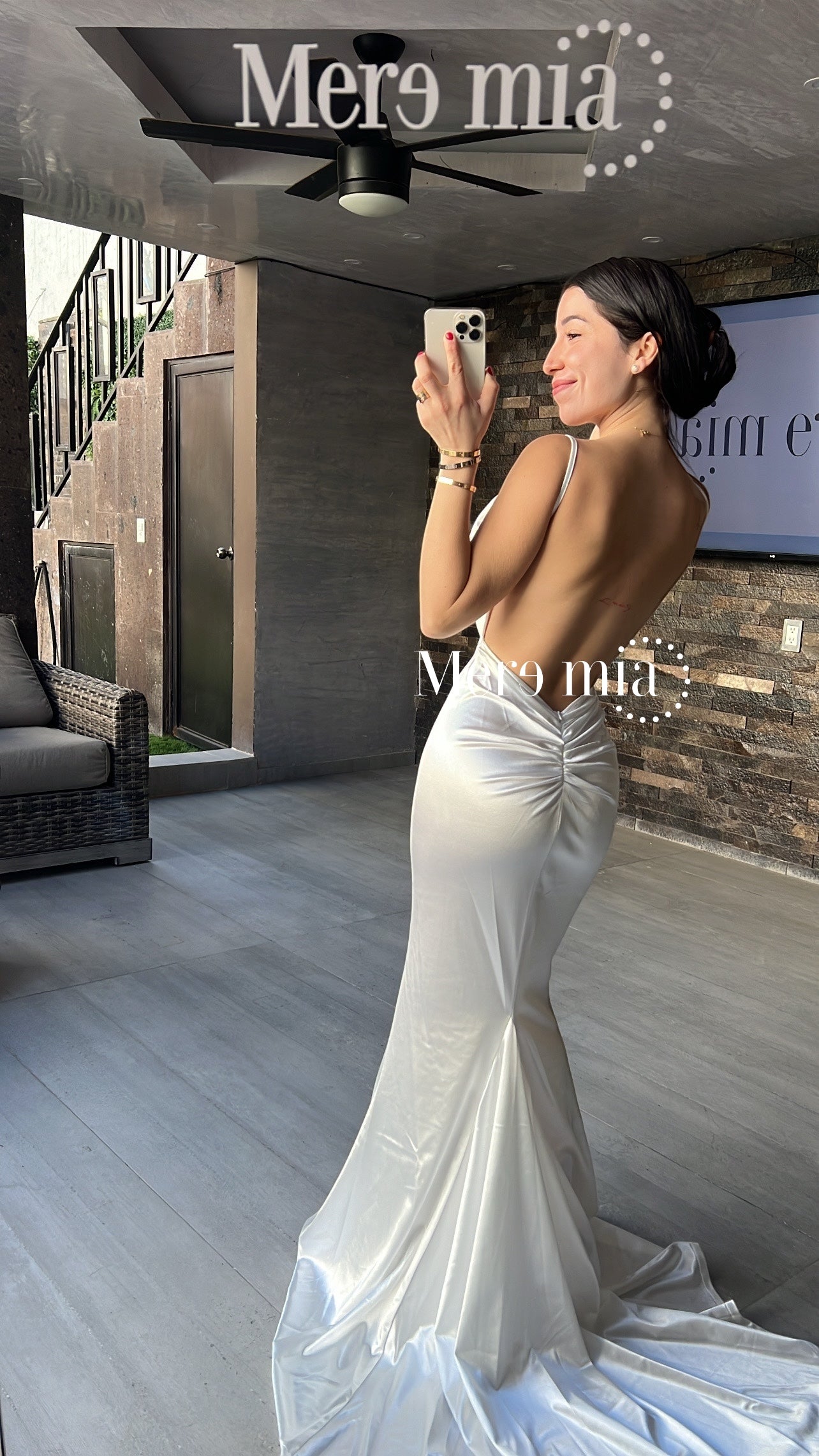 Vestido blanco espalda sat