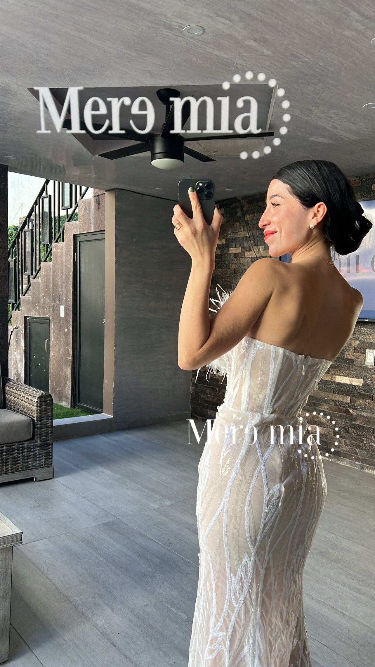 Vestido blanco strapples