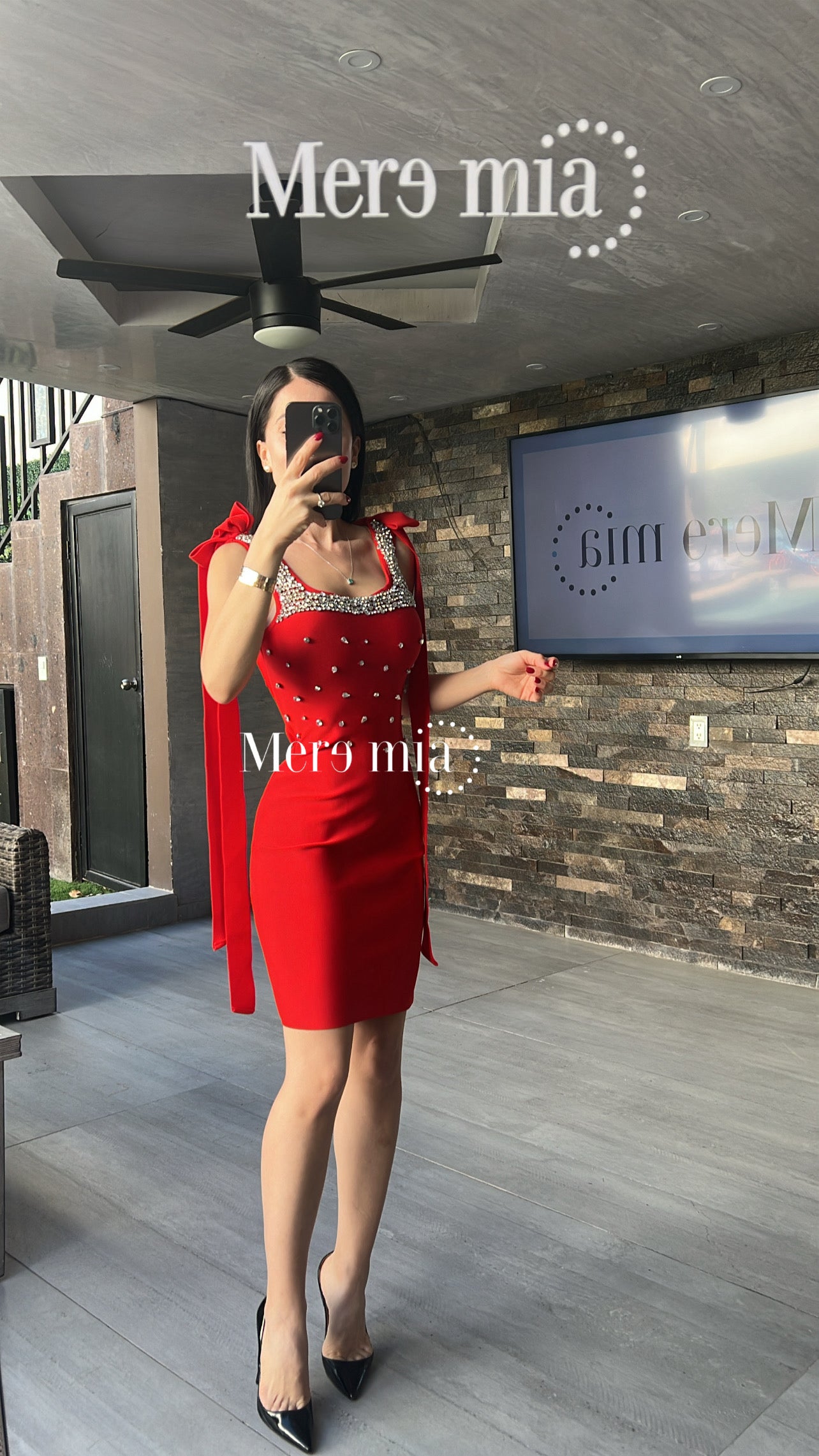 Vestido gotas tirantes