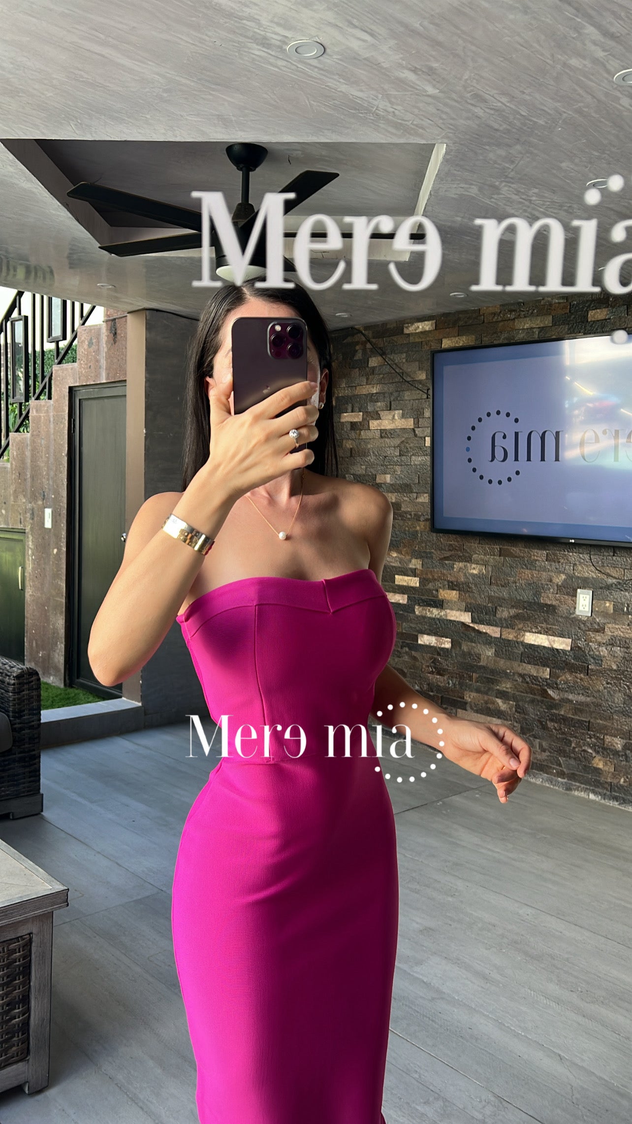 Vestido bugambilia olan