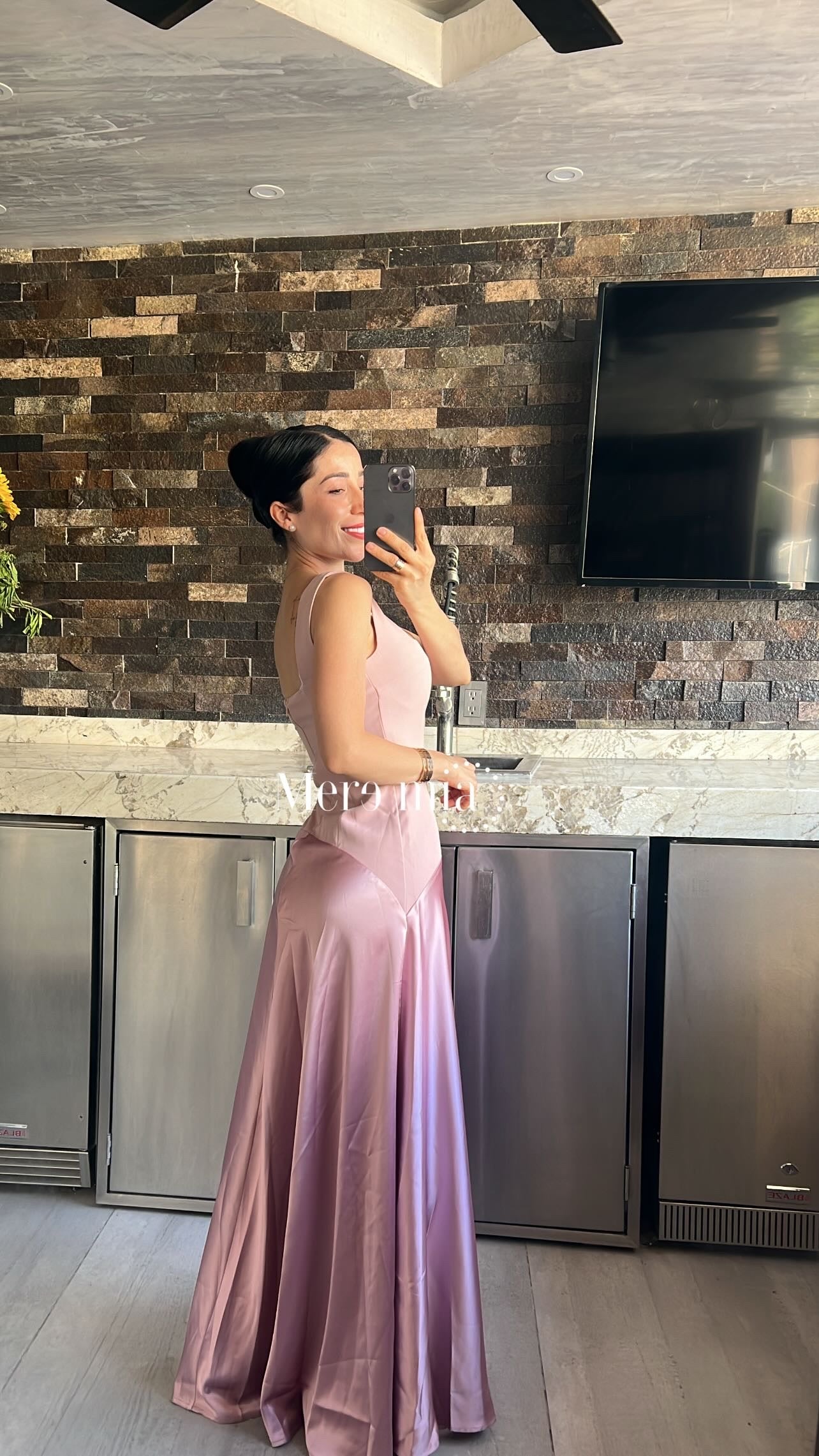 Vestido sat largo