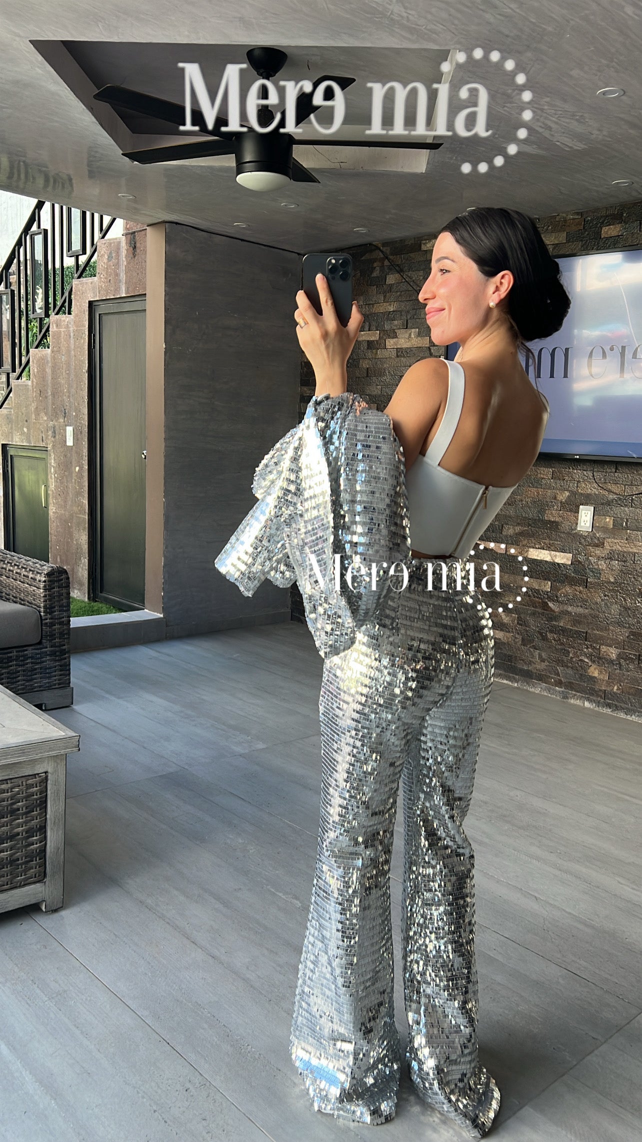 Conjunto plata pantalón