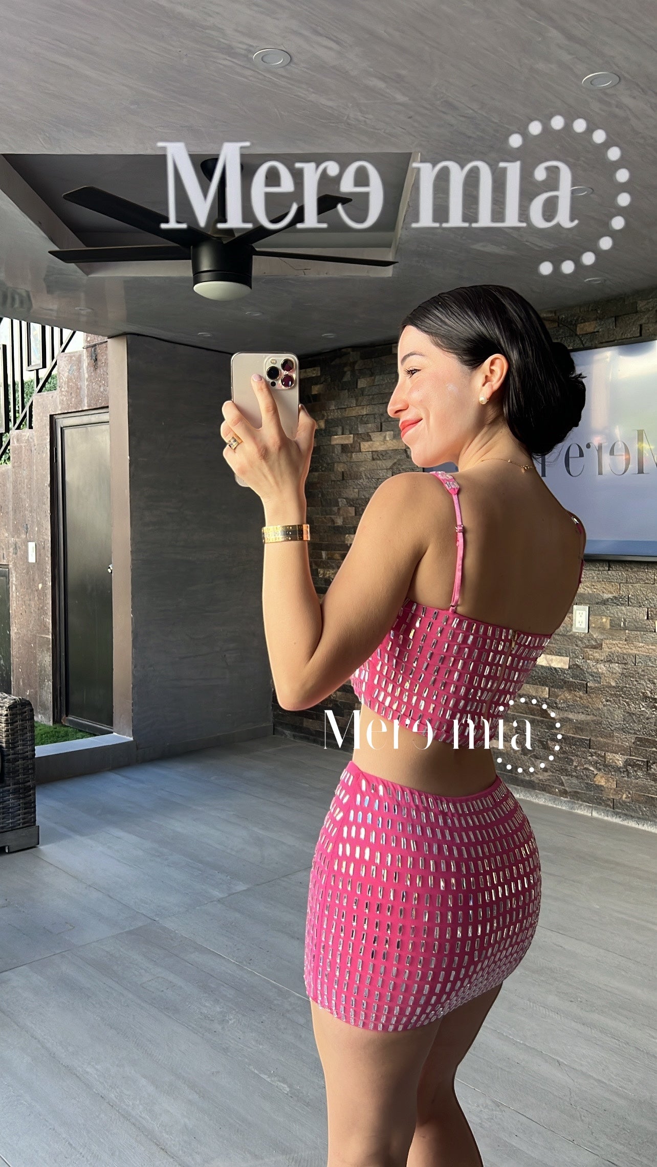 Conjunto rosa apl rect