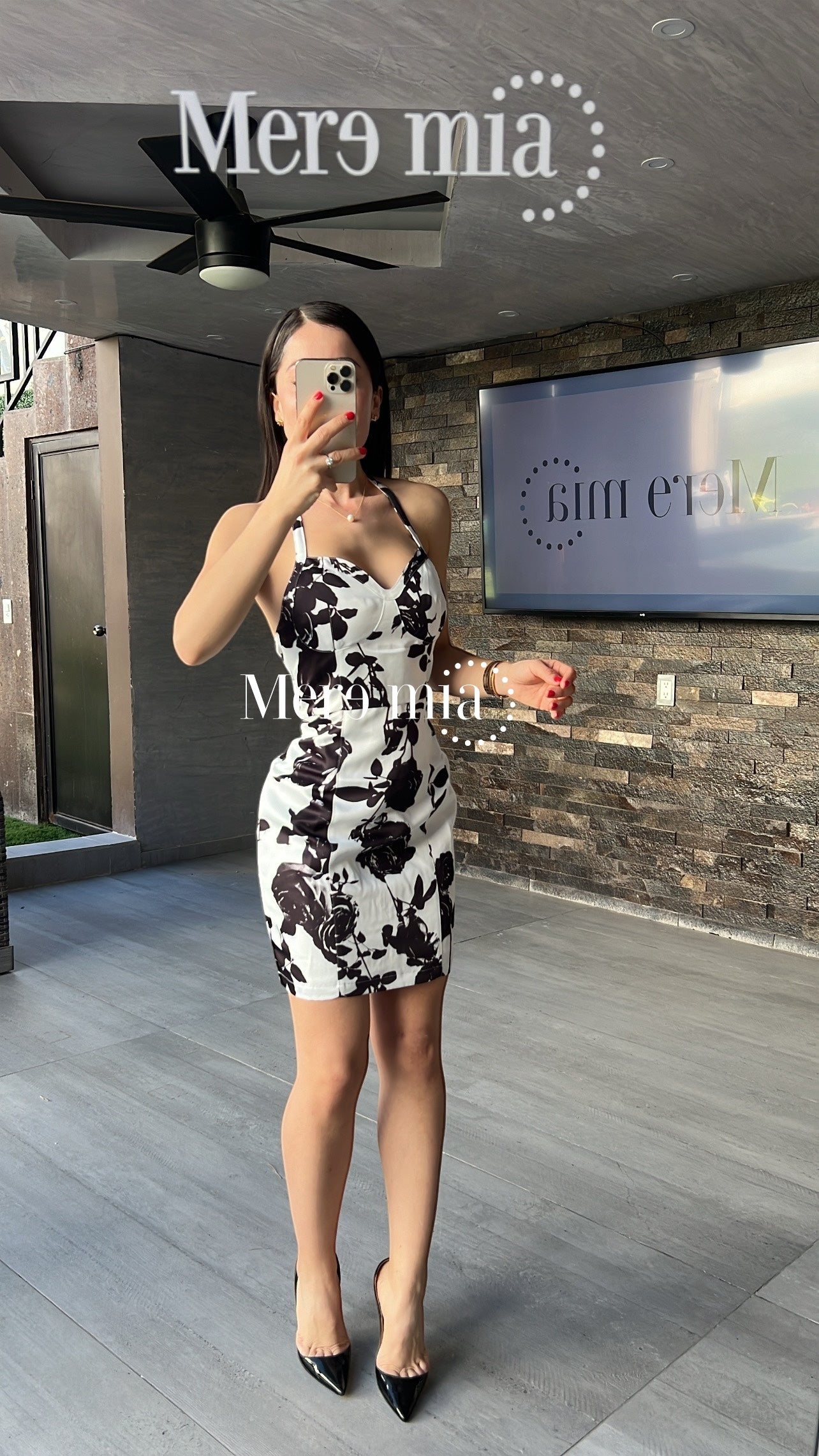 Vestido blanco flores