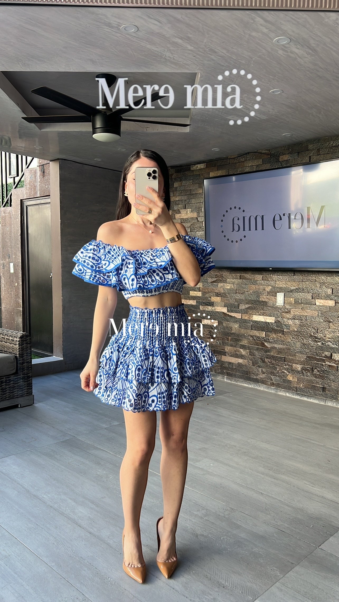 Conjunto azul olanes