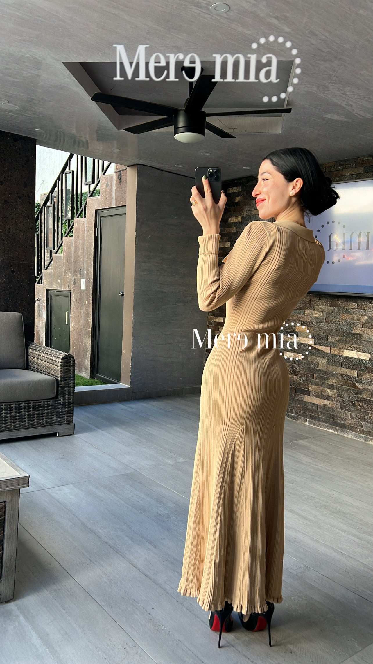 Vestido moka ml rayado