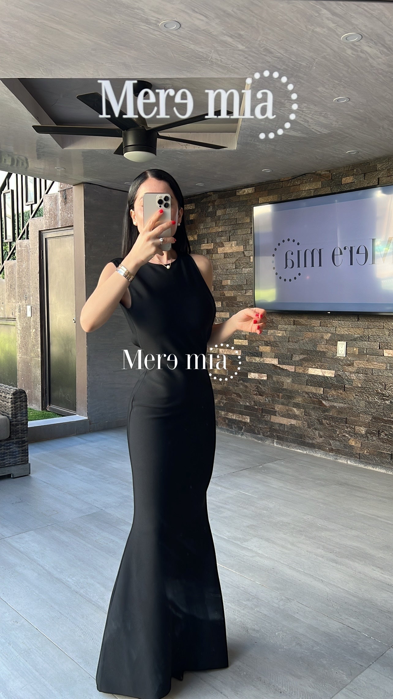 Vestido negro espalda