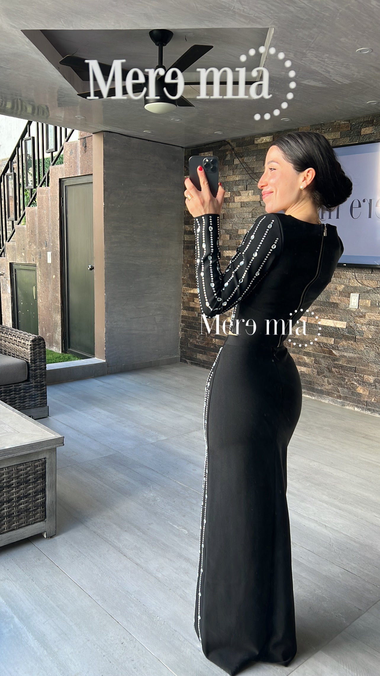 Conjunto negro puntos ml