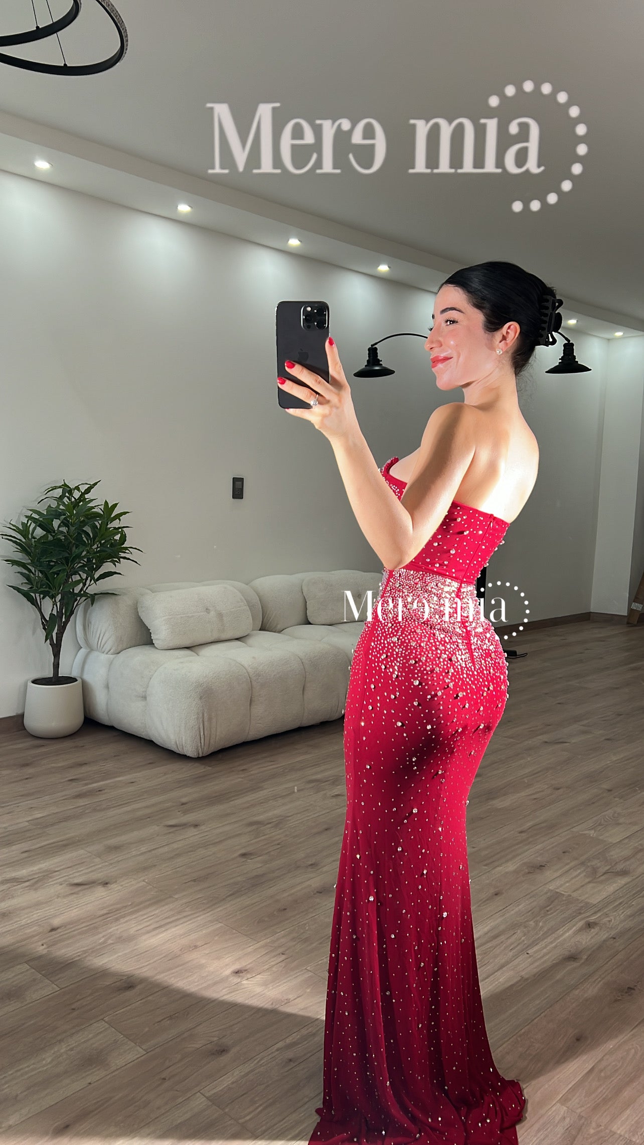 Vestido strapp gotas copas