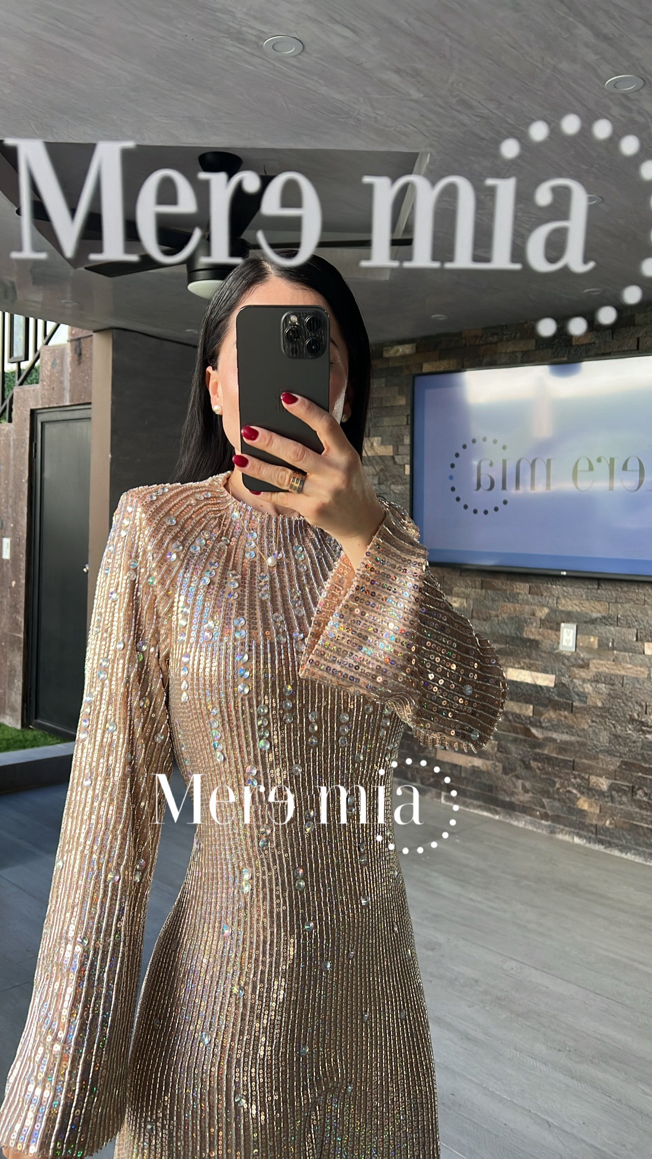 Vestido moka lent plata