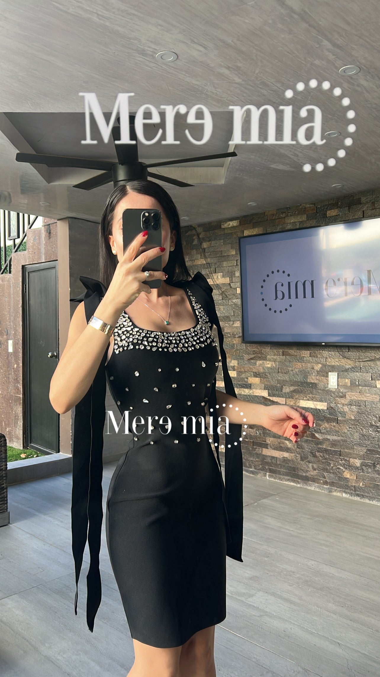 Vestido gotas tirantes