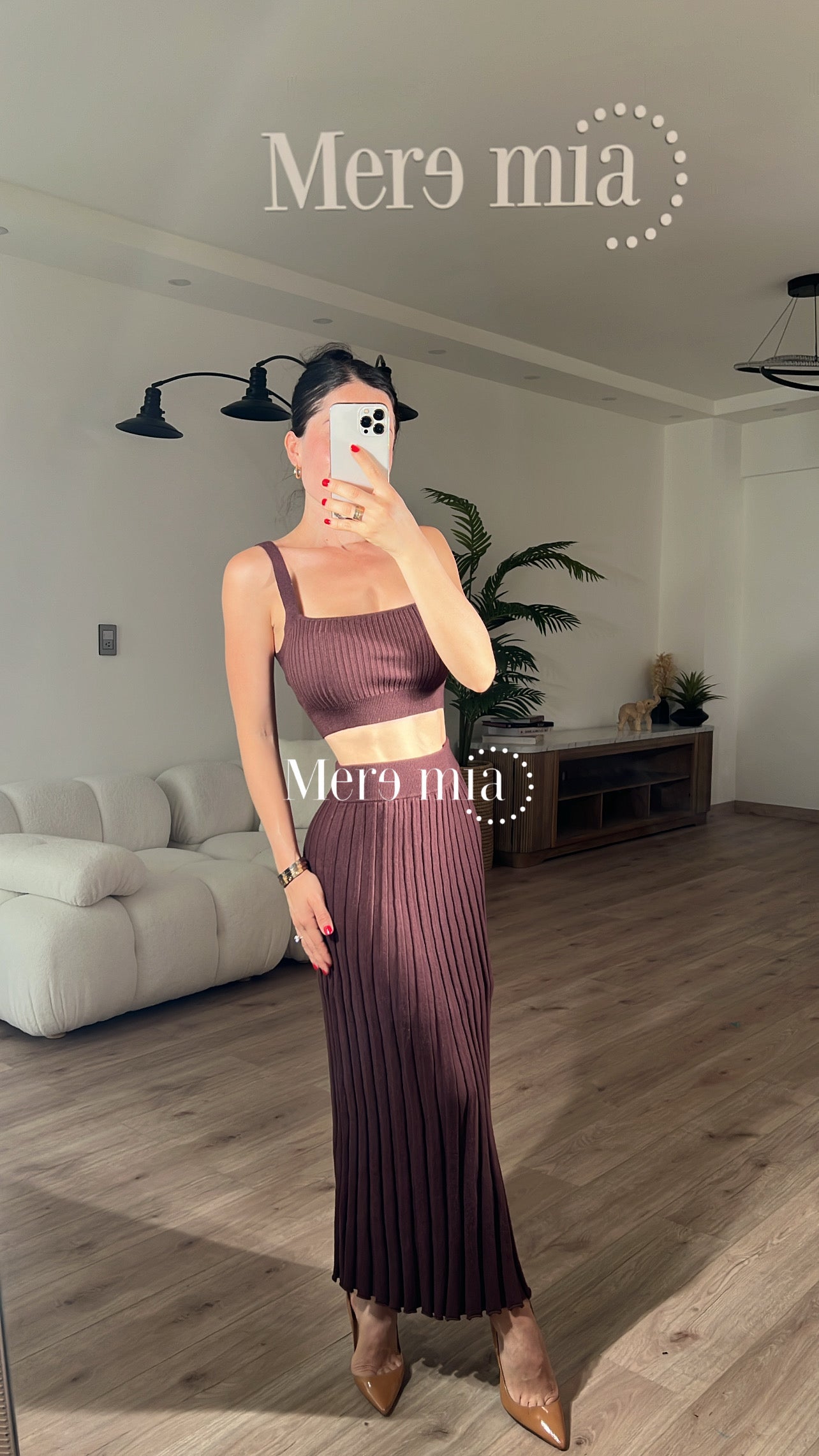 Conjunto Café sweater