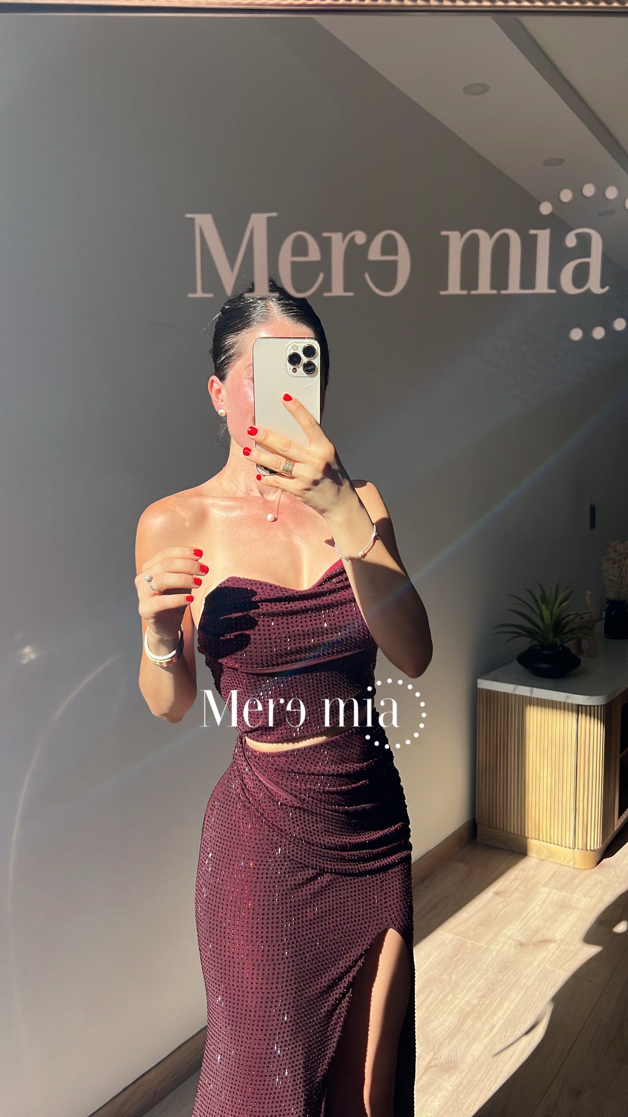 Conjunto tinto puntos