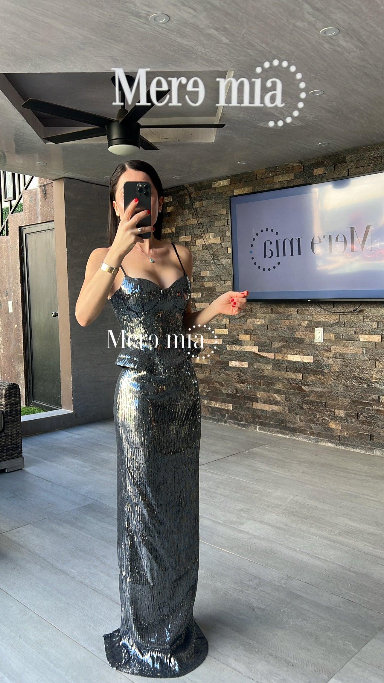 Conjunto plata blusa olan