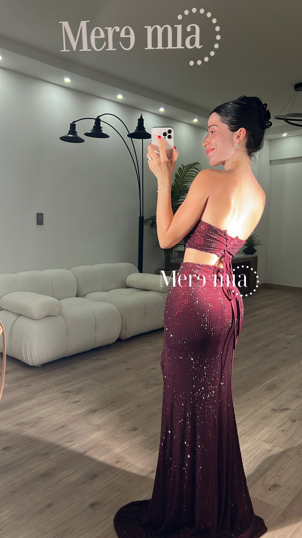 Conjunto tinto puntos