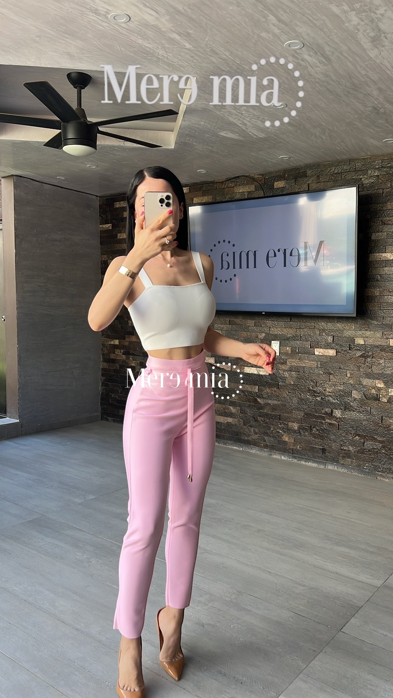 Pantalón rosa