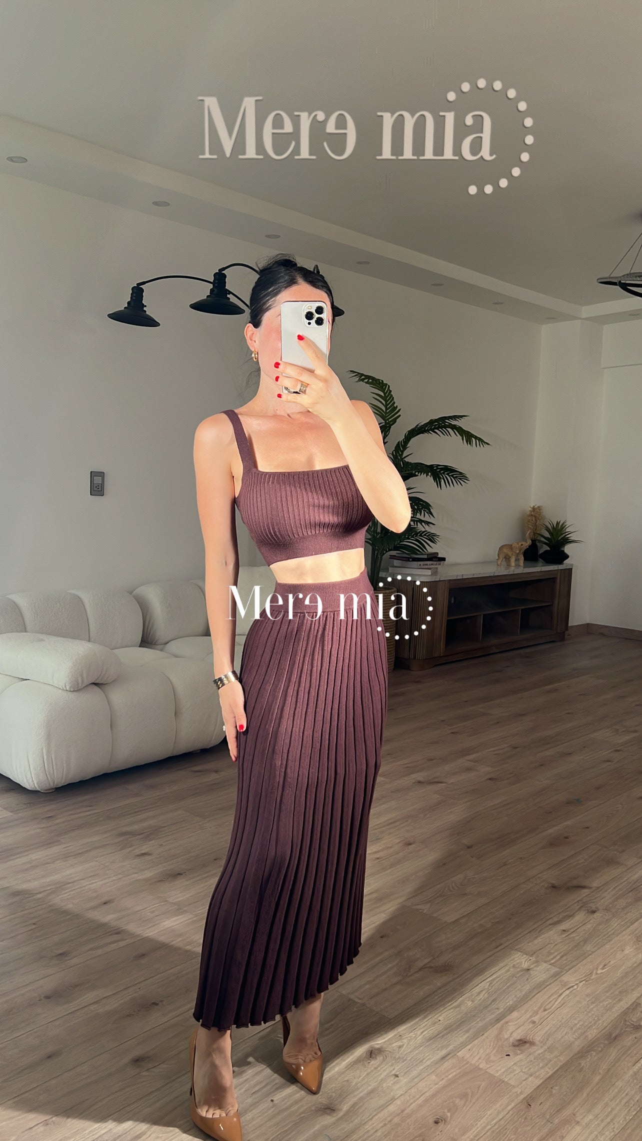 Conjunto Café sweater