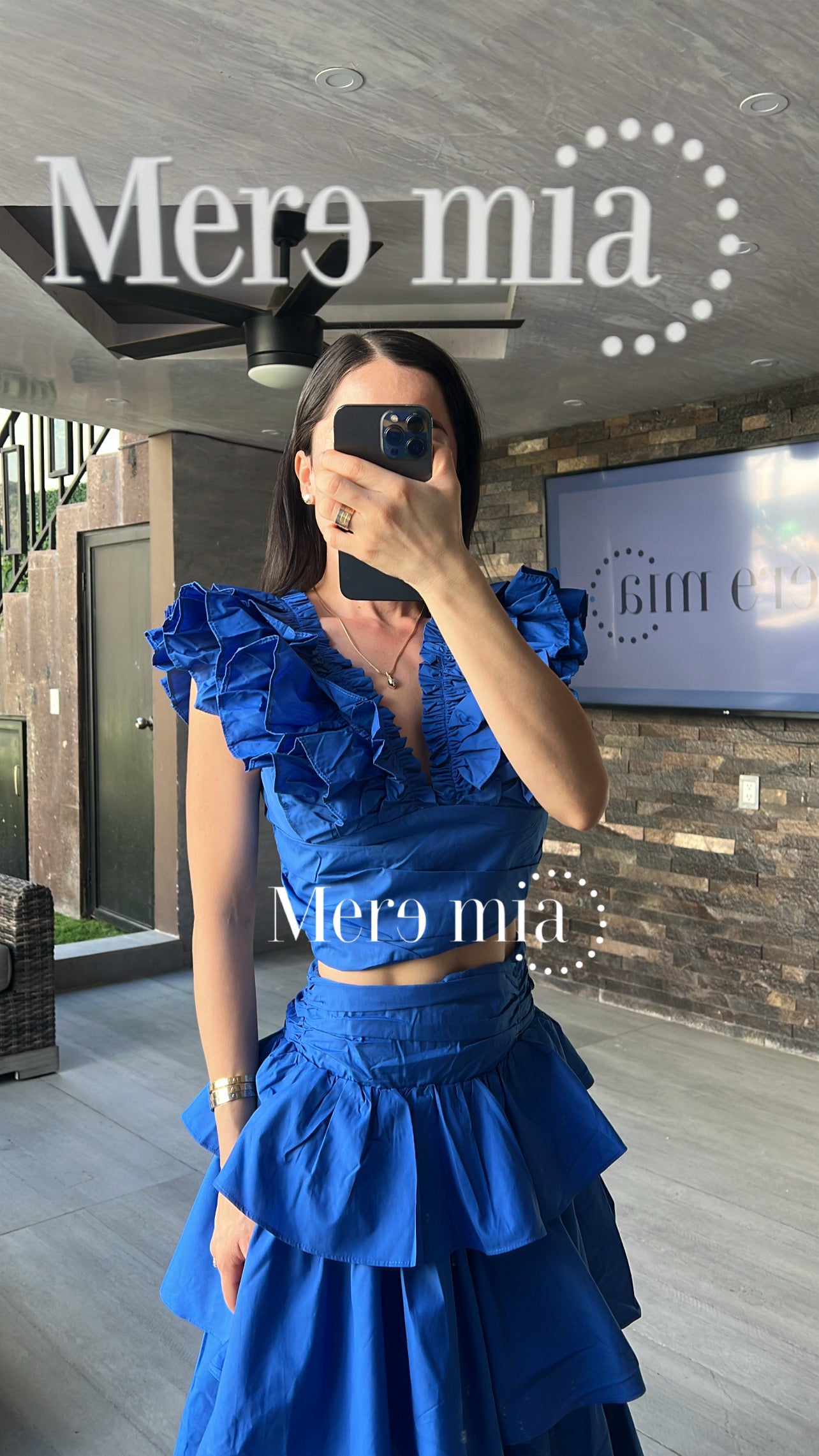 Conjunto azul olanes