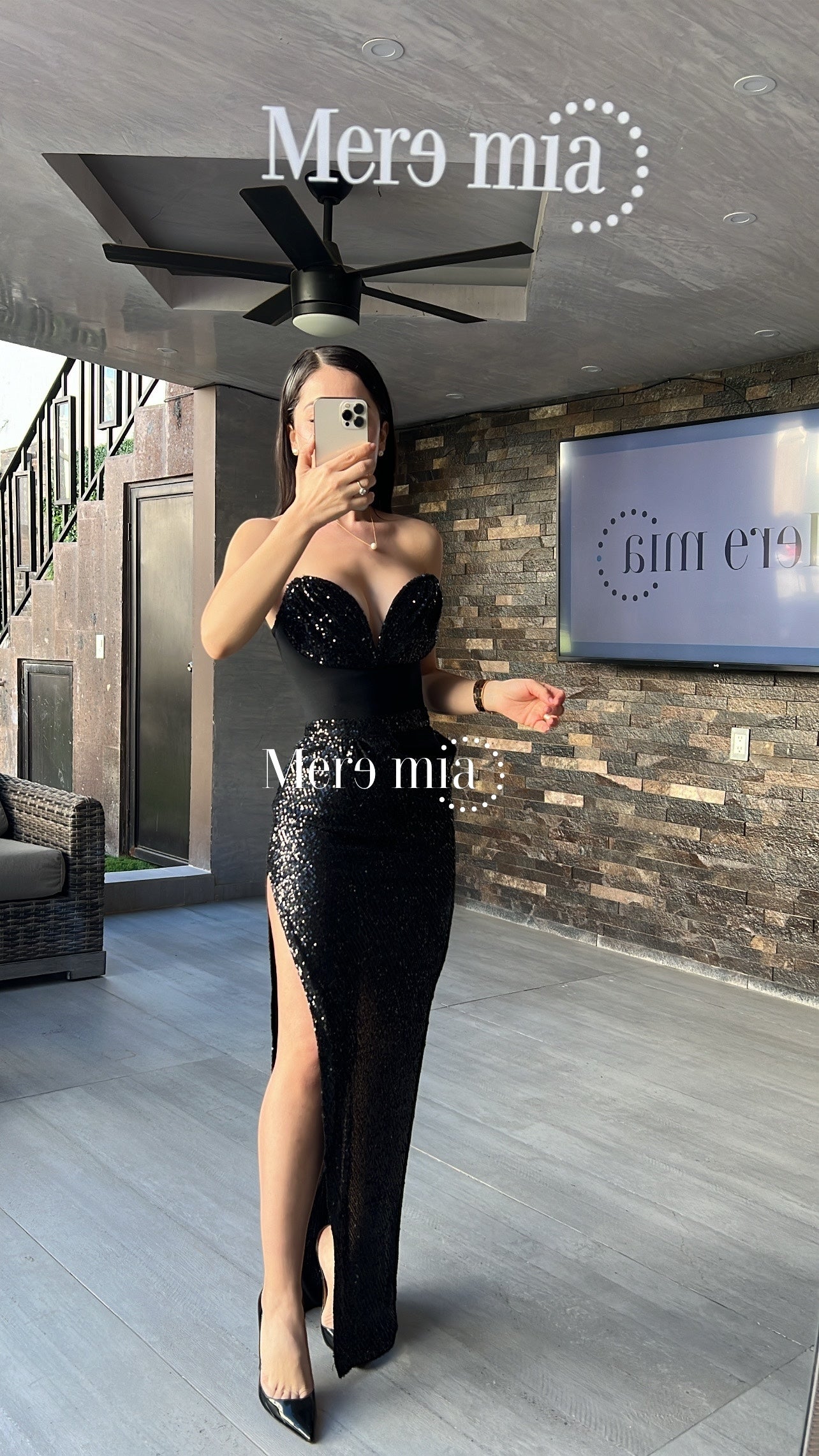 Conjunto negro lent strapp