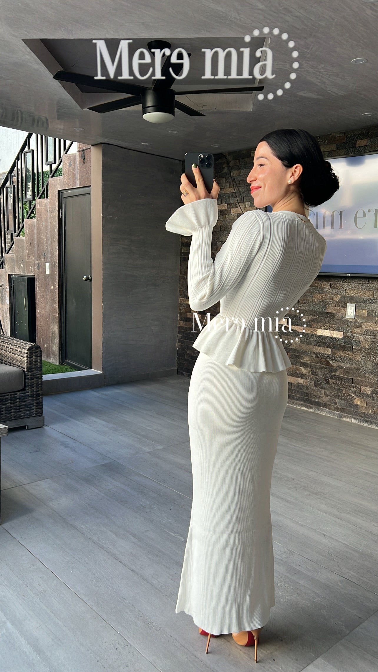 Conjunto blanco olanes asim