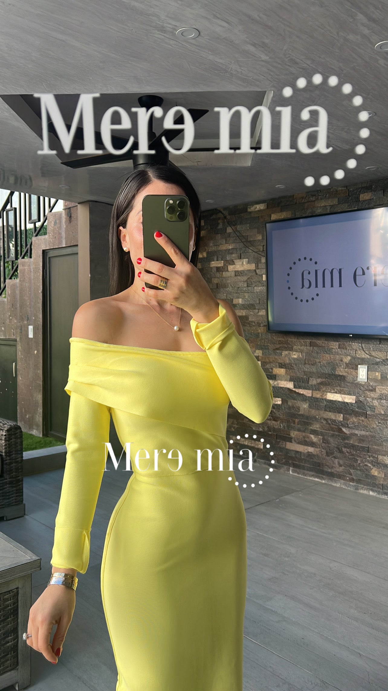 Vestido amarillo ml homb