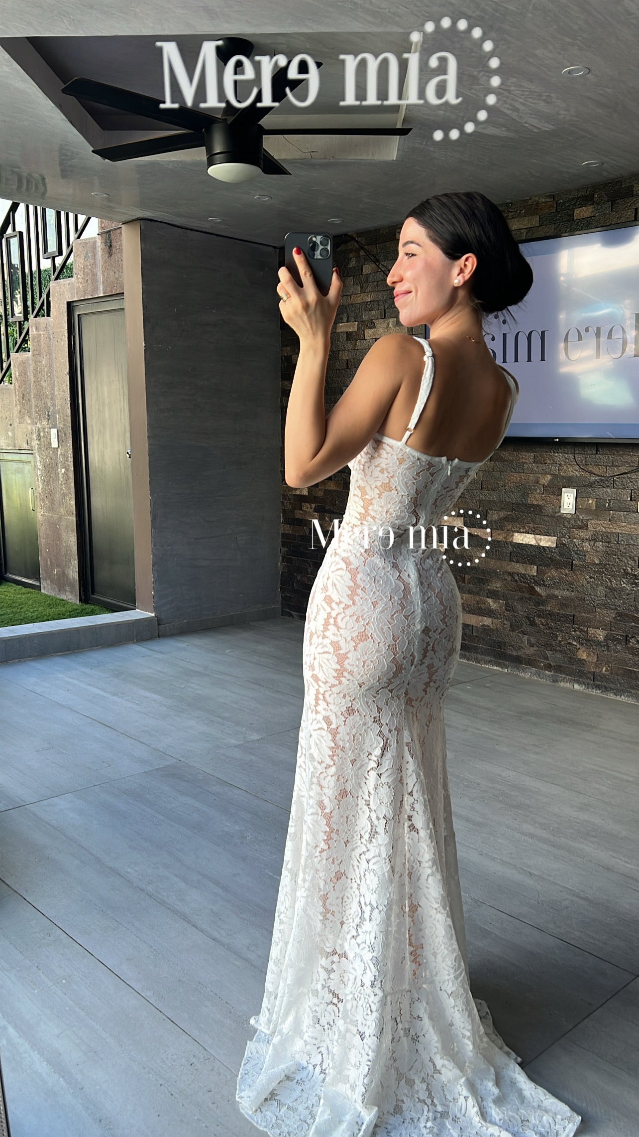 Vestido blanco encaje