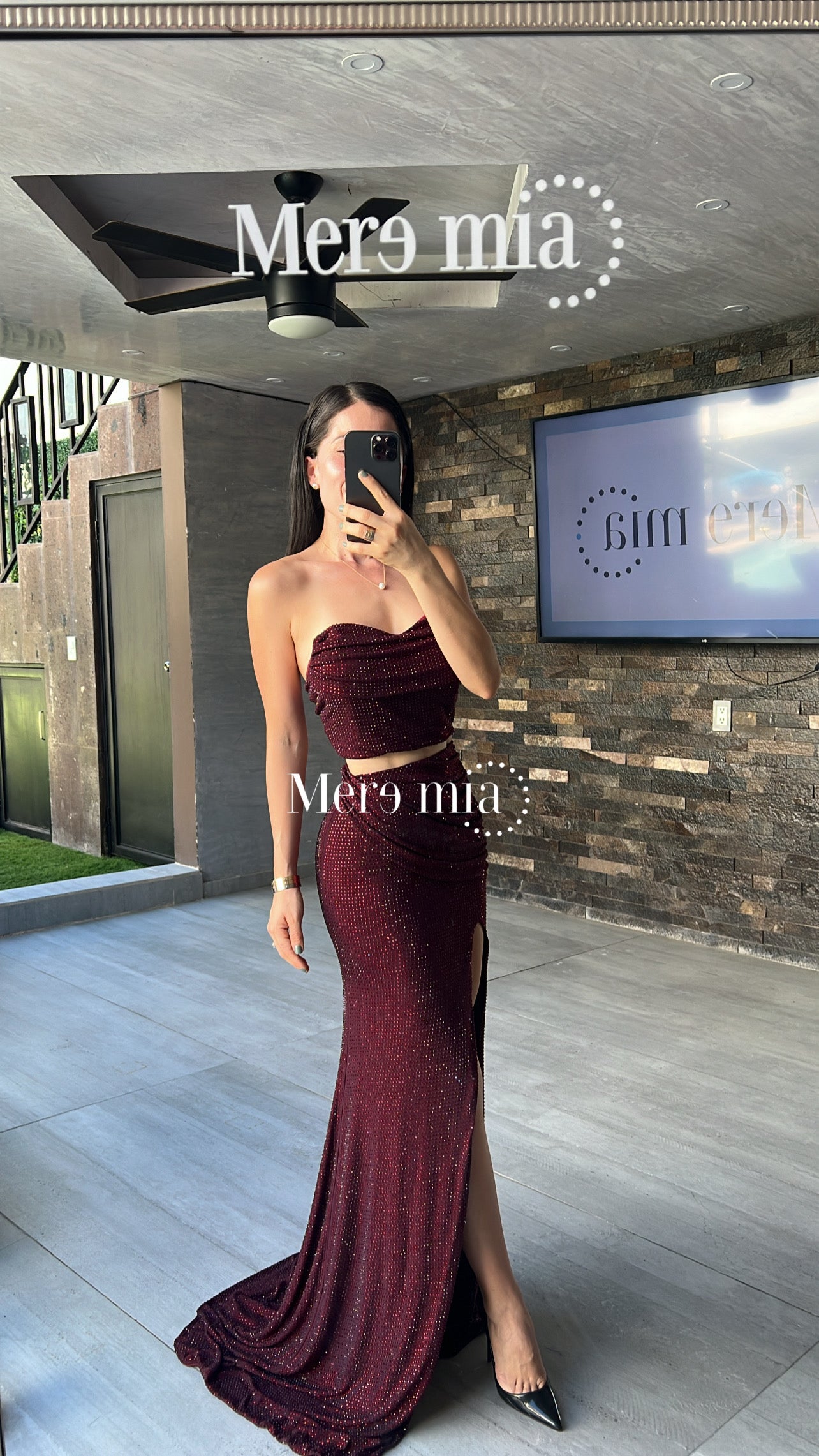 Conjunto tinto puntos