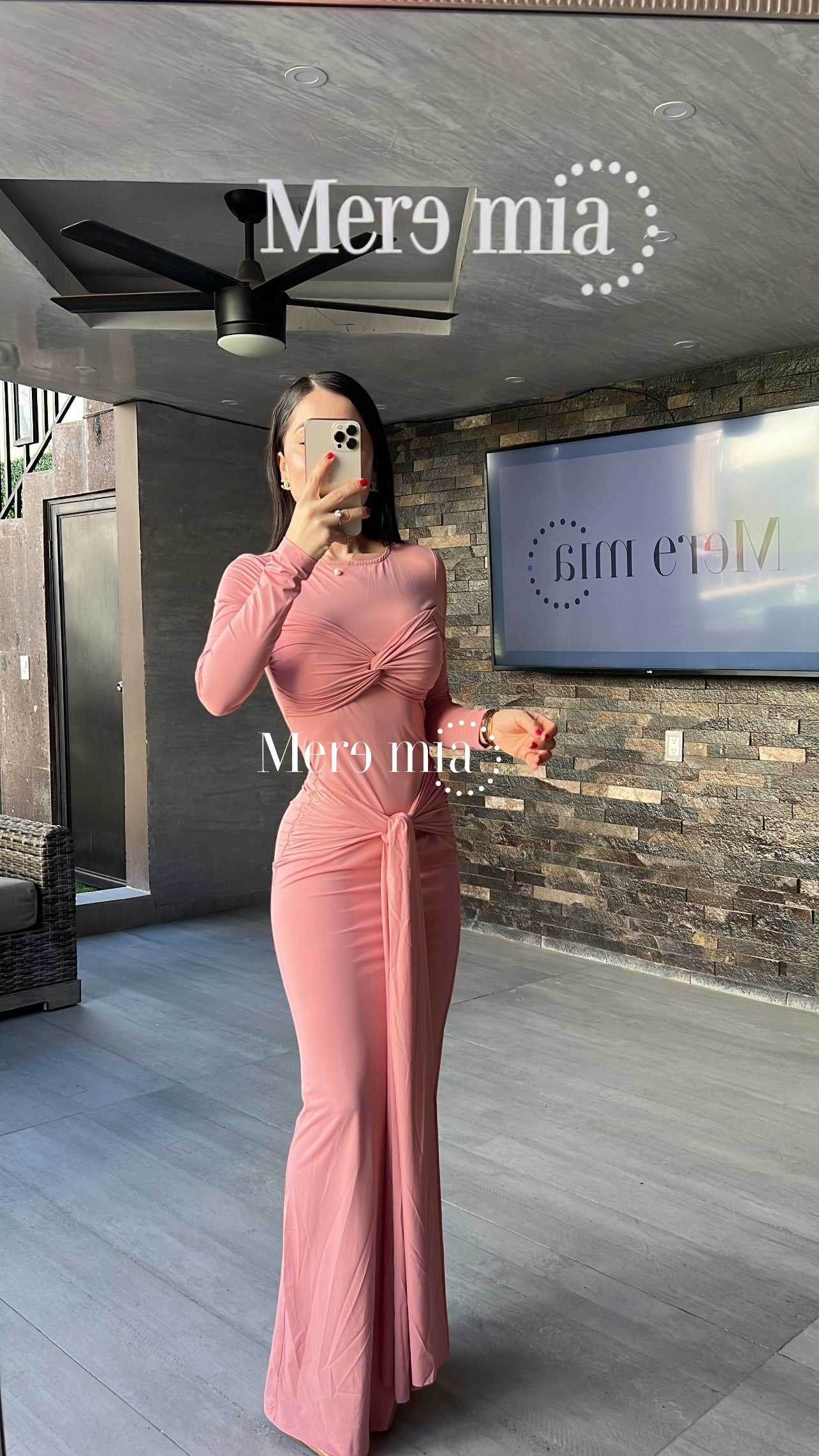 Vestido nudo stretch ml