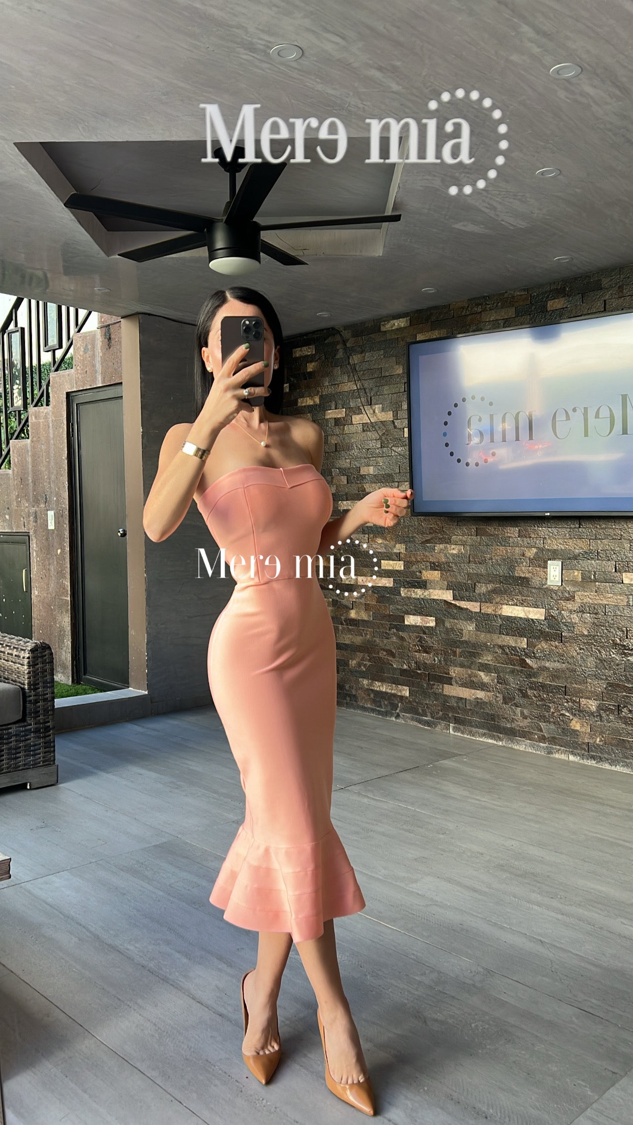 Vestido melon olan ab