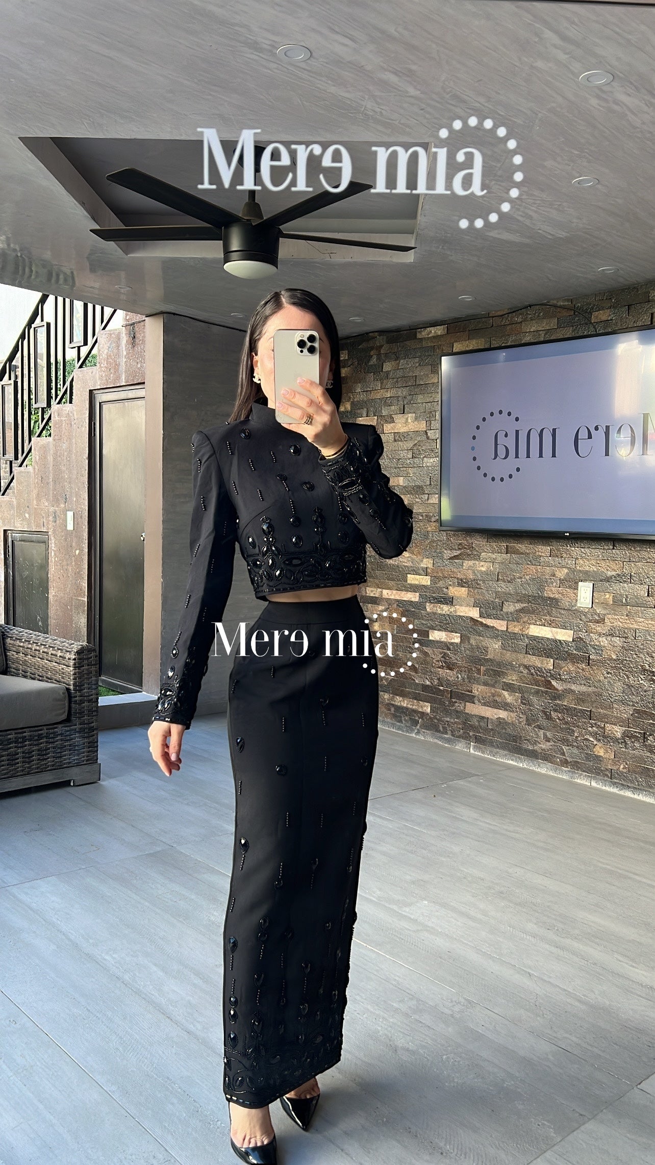 Conjunto negro apl negro