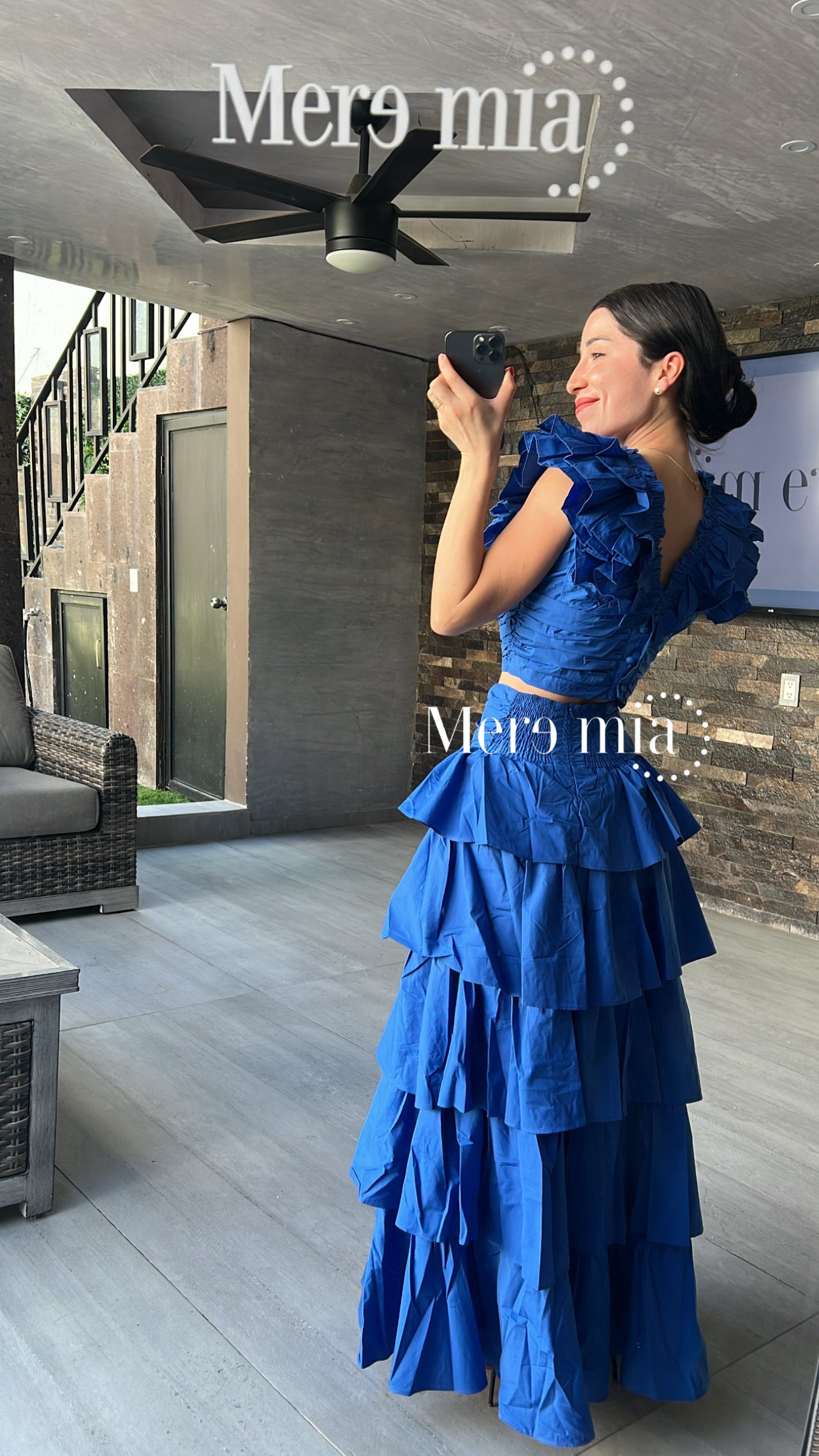 Conjunto azul olanes