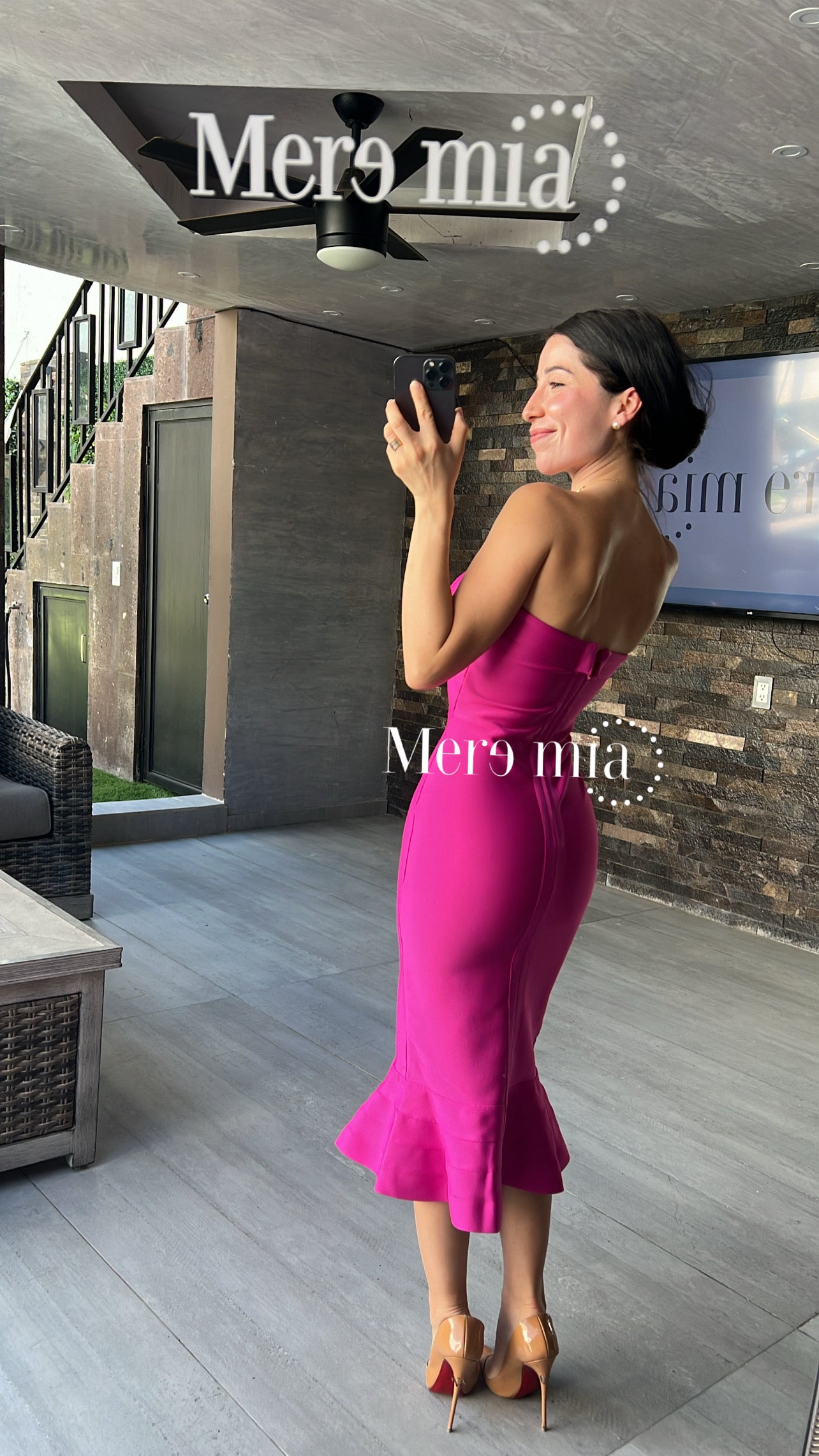 Vestido bugambilia olan