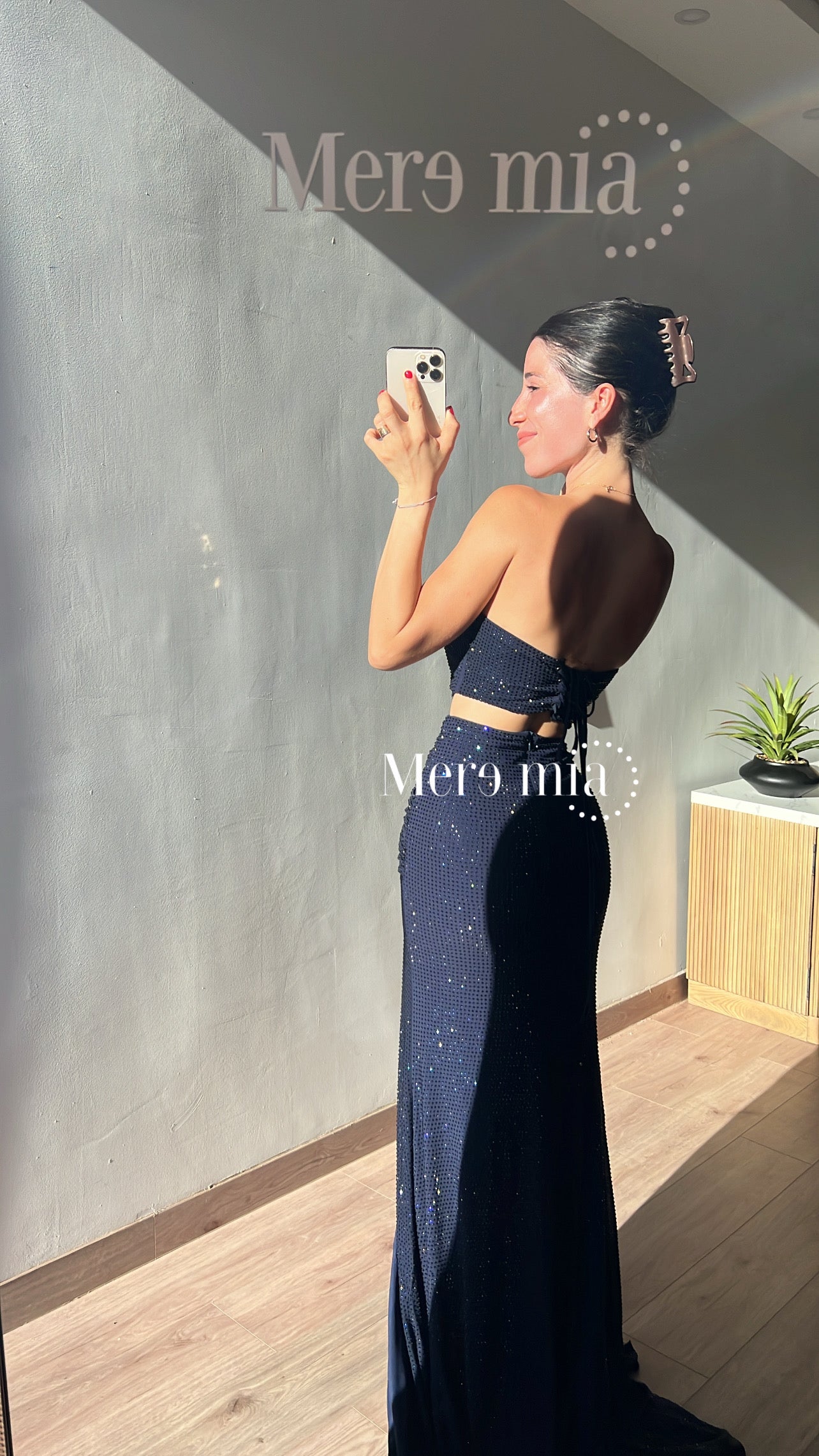 Conjunto azul puntos