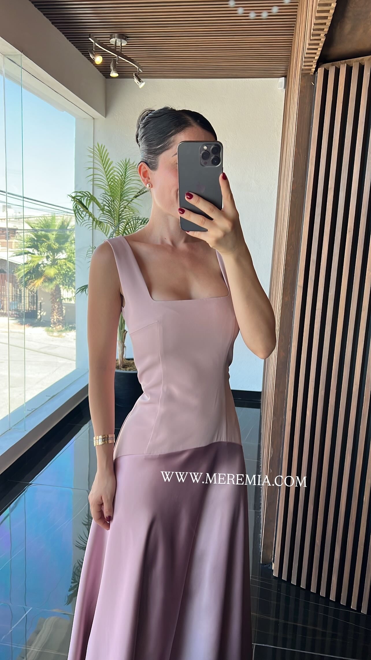 Vestido sat largo