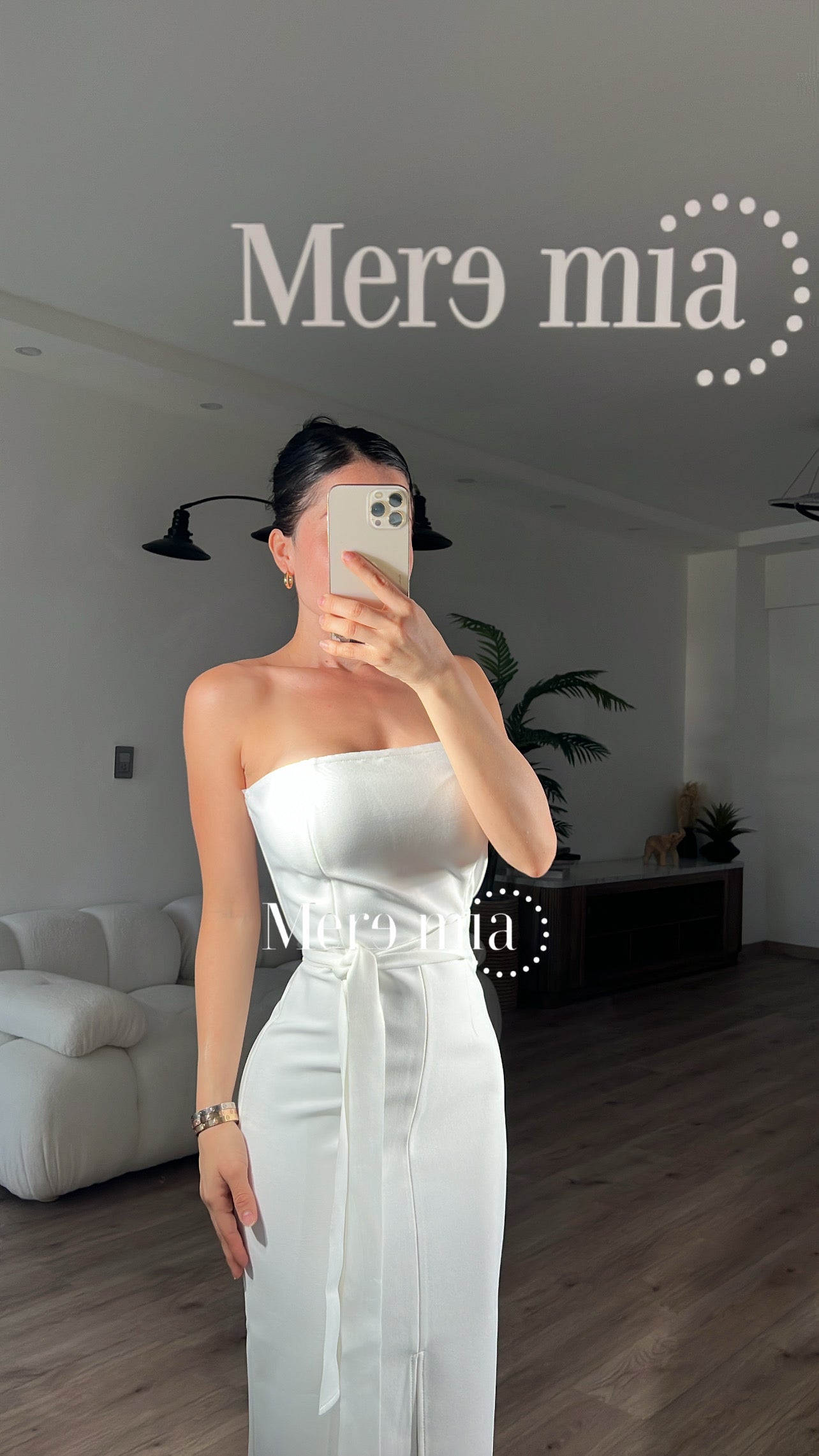 Vestido blanco cintó