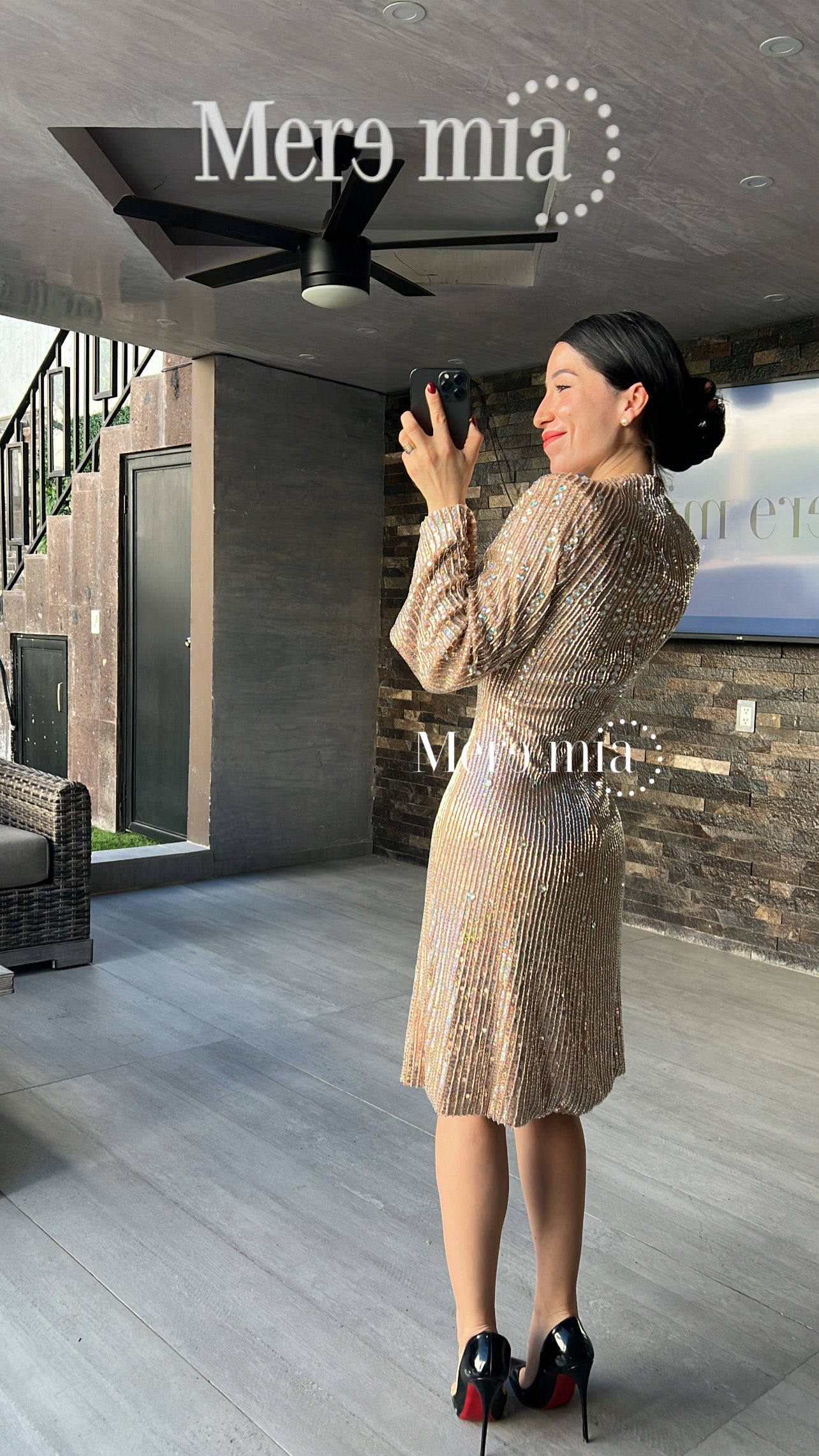 Vestido moka lent plata