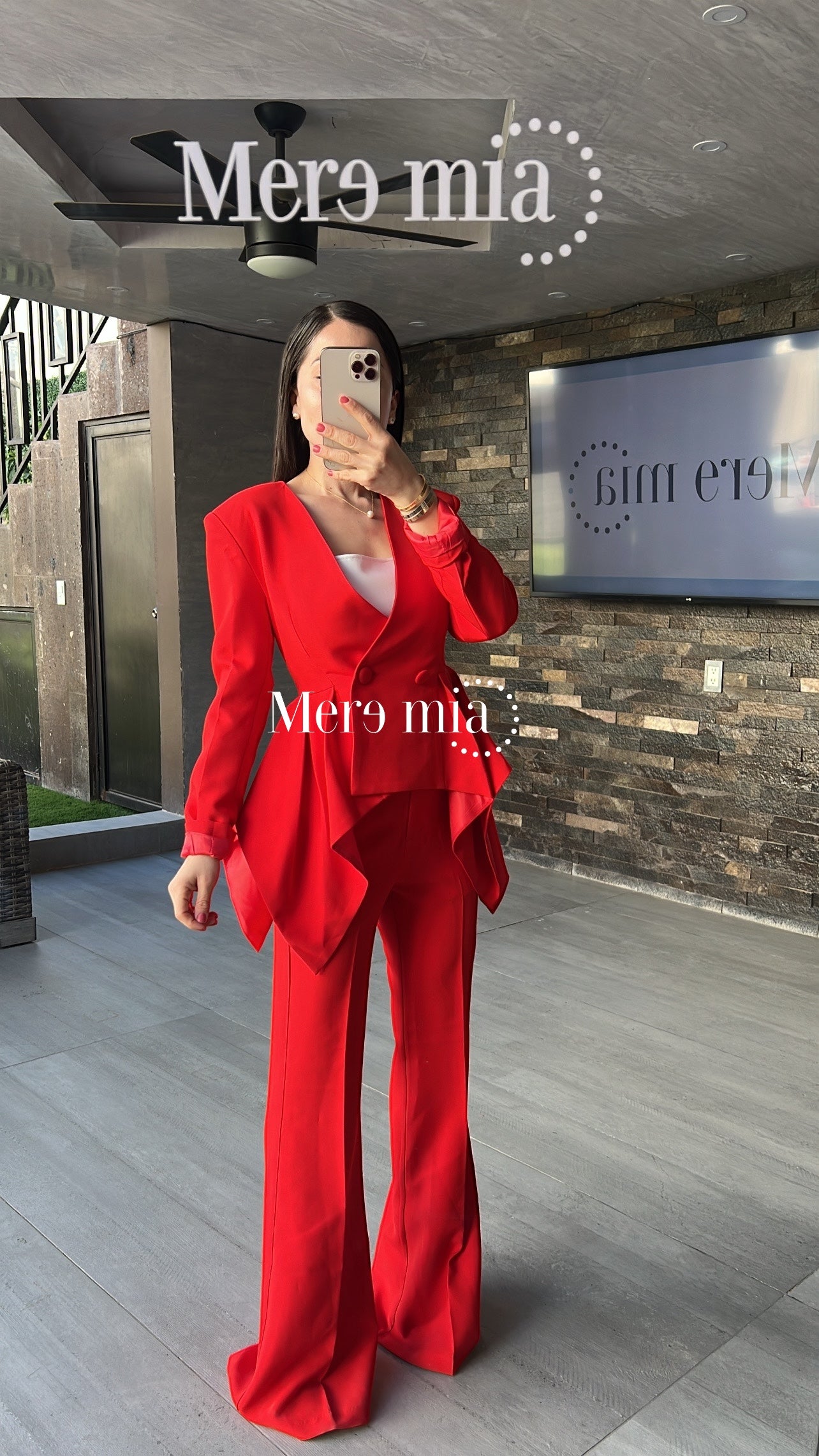 Conjunto rojo pantalón