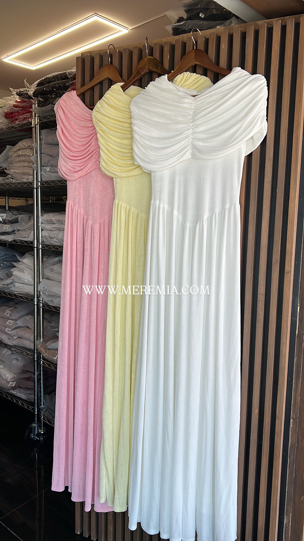 Vestido plisado ab liso