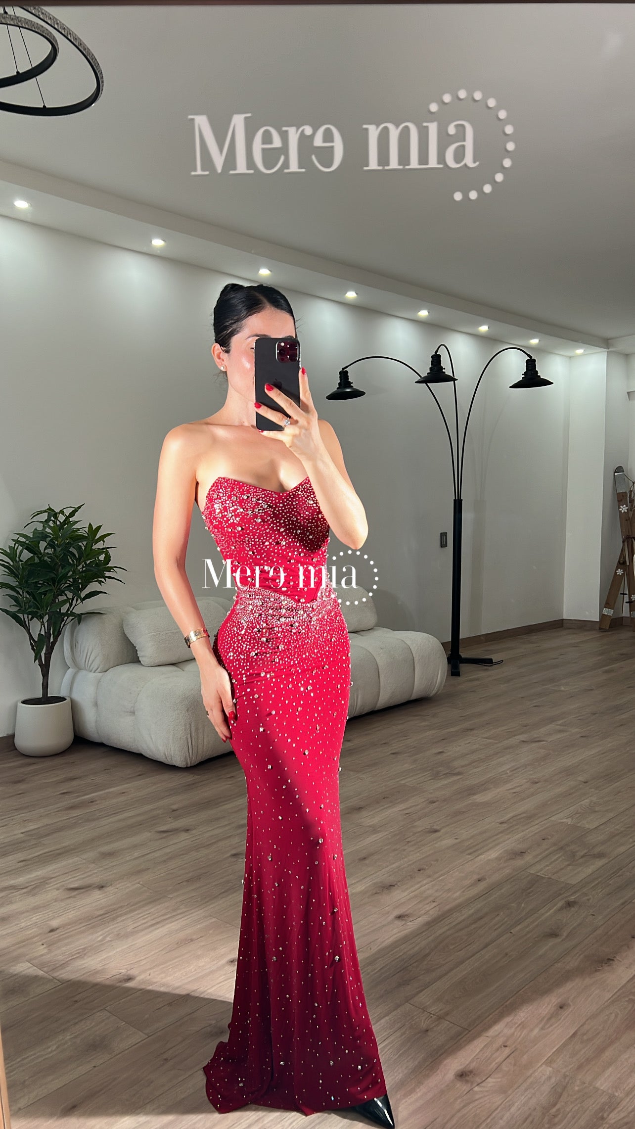 Vestido strapp gotas copas