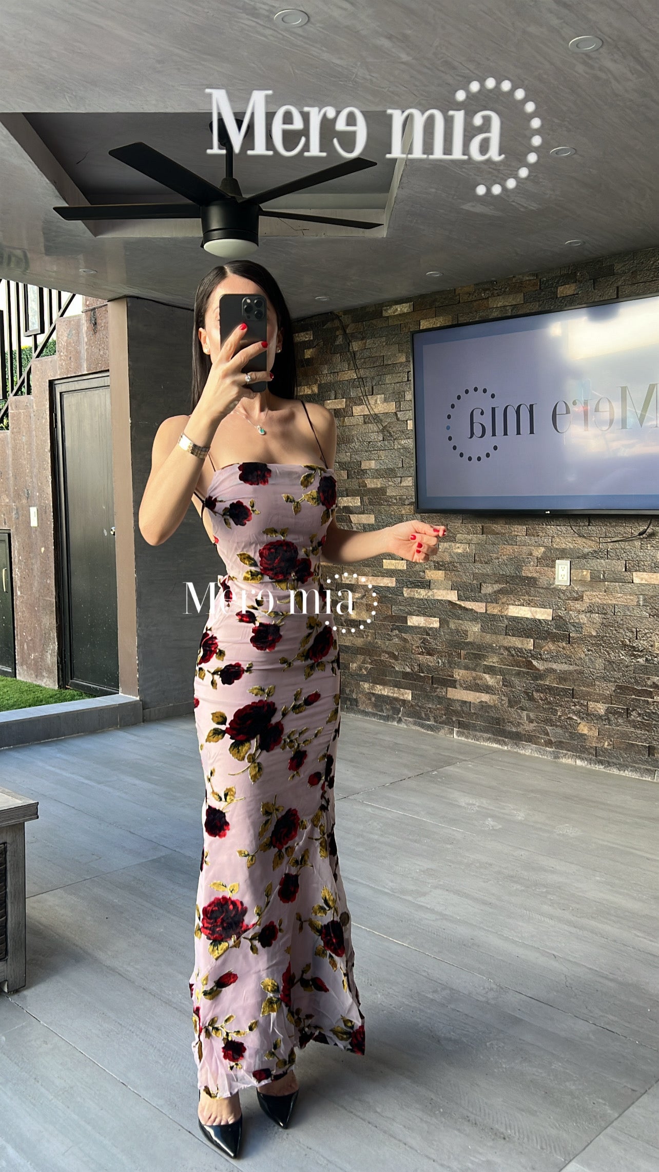 Vestido flores estampado