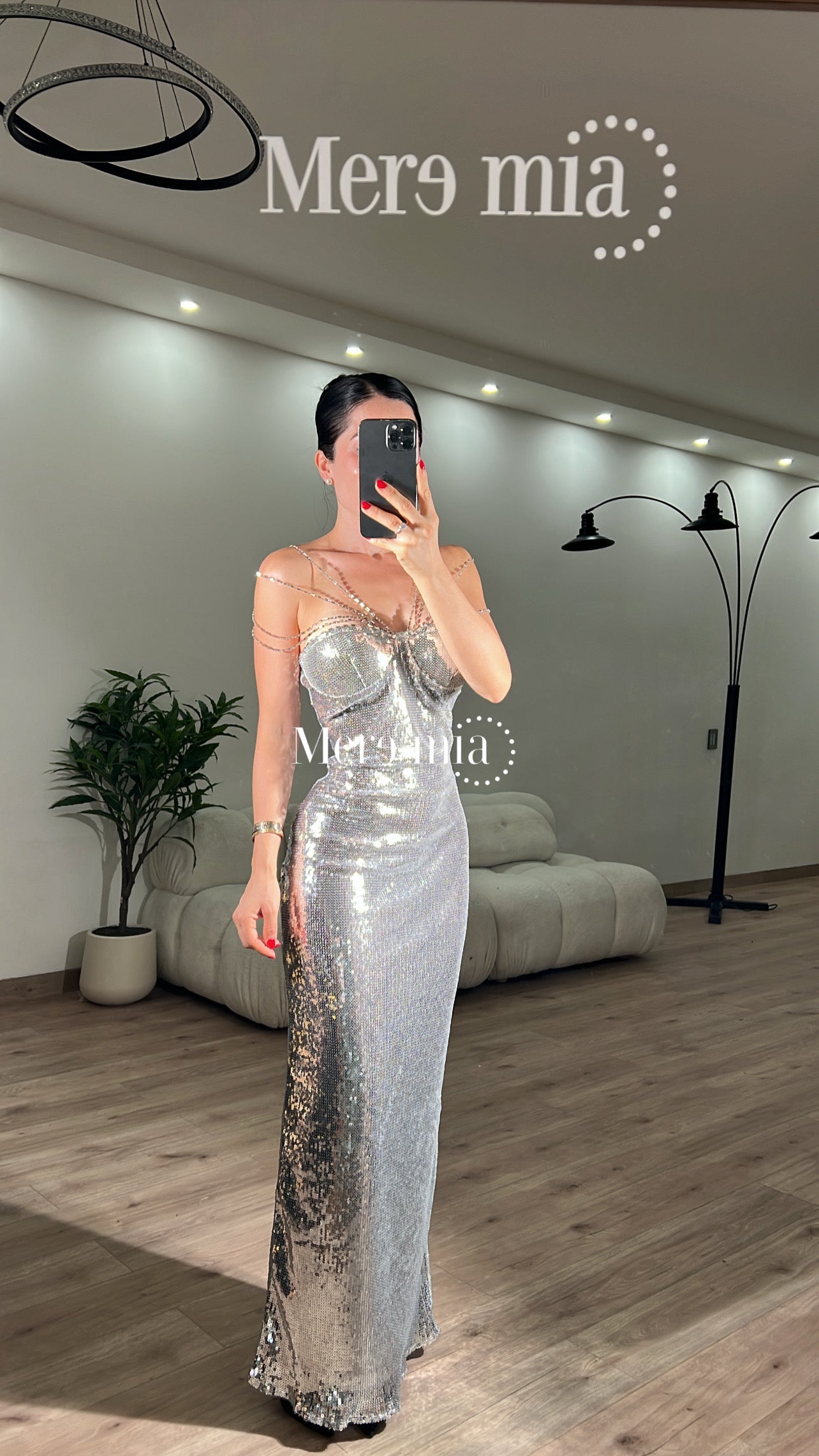 Vestido tirantes cadenas
