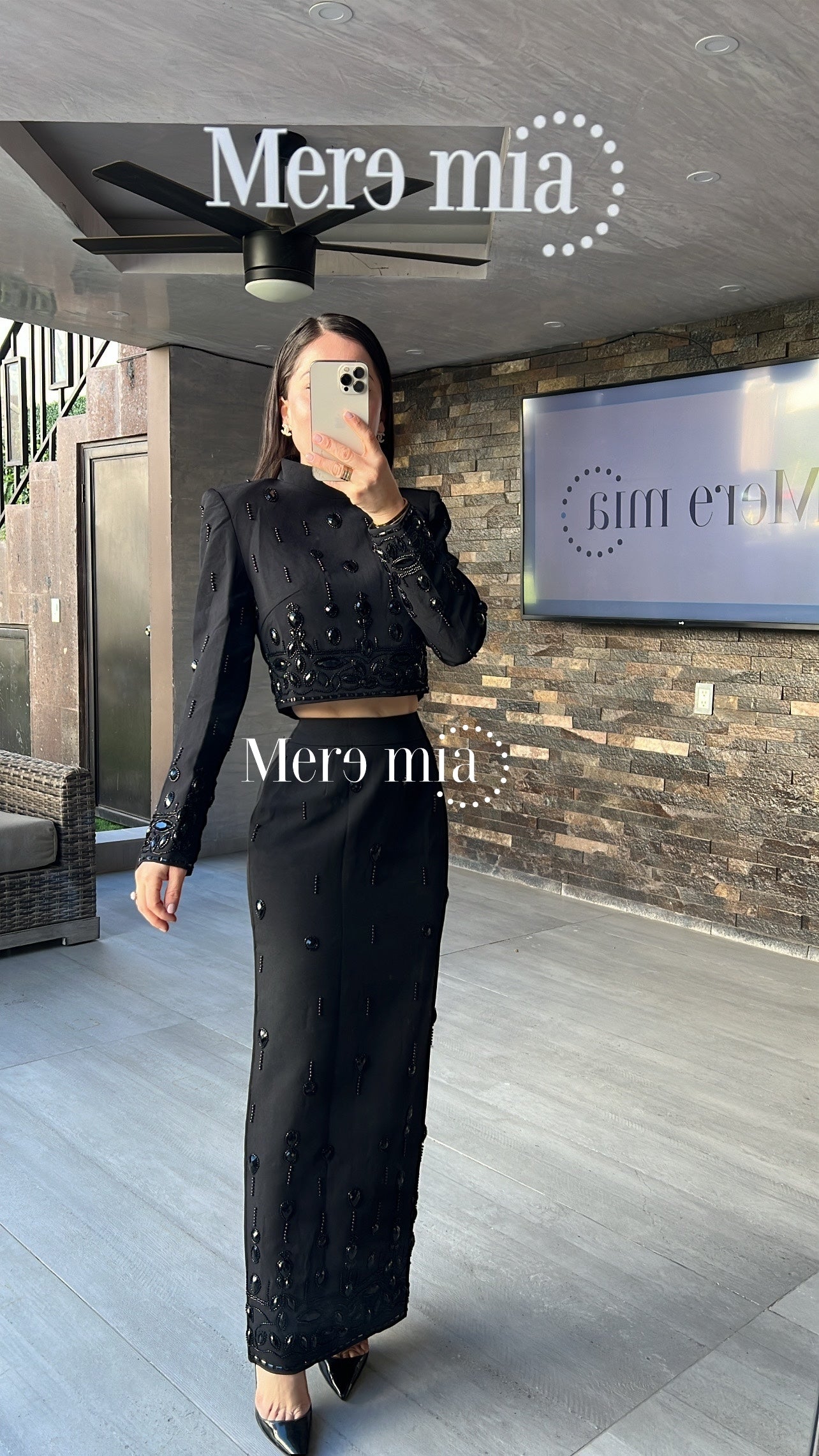 Conjunto negro apl negro