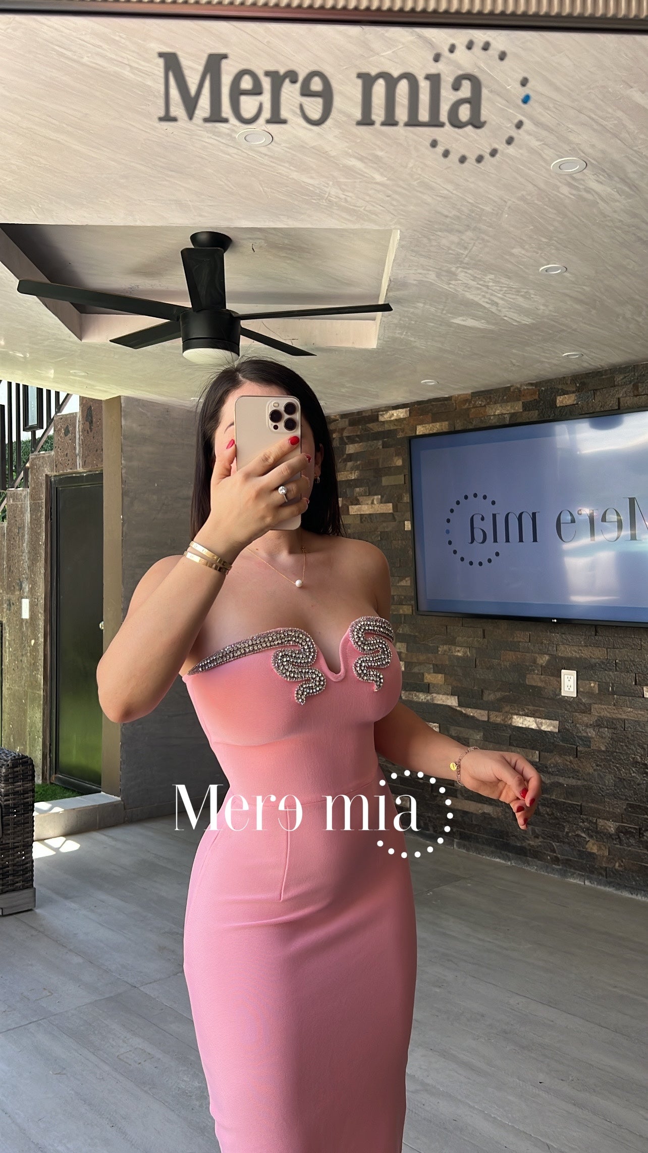 Vestido rosa vib