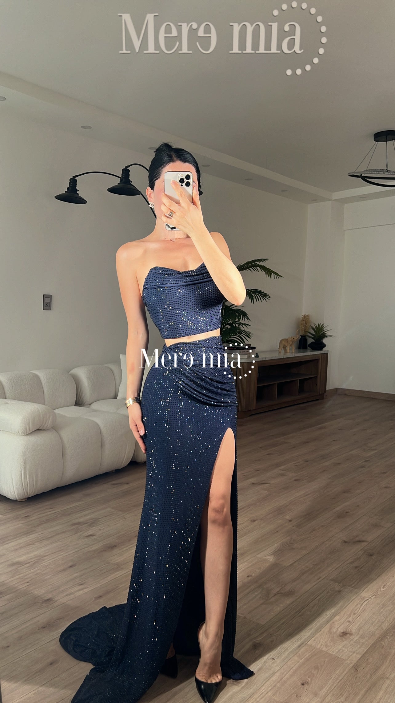 Conjunto azul puntos