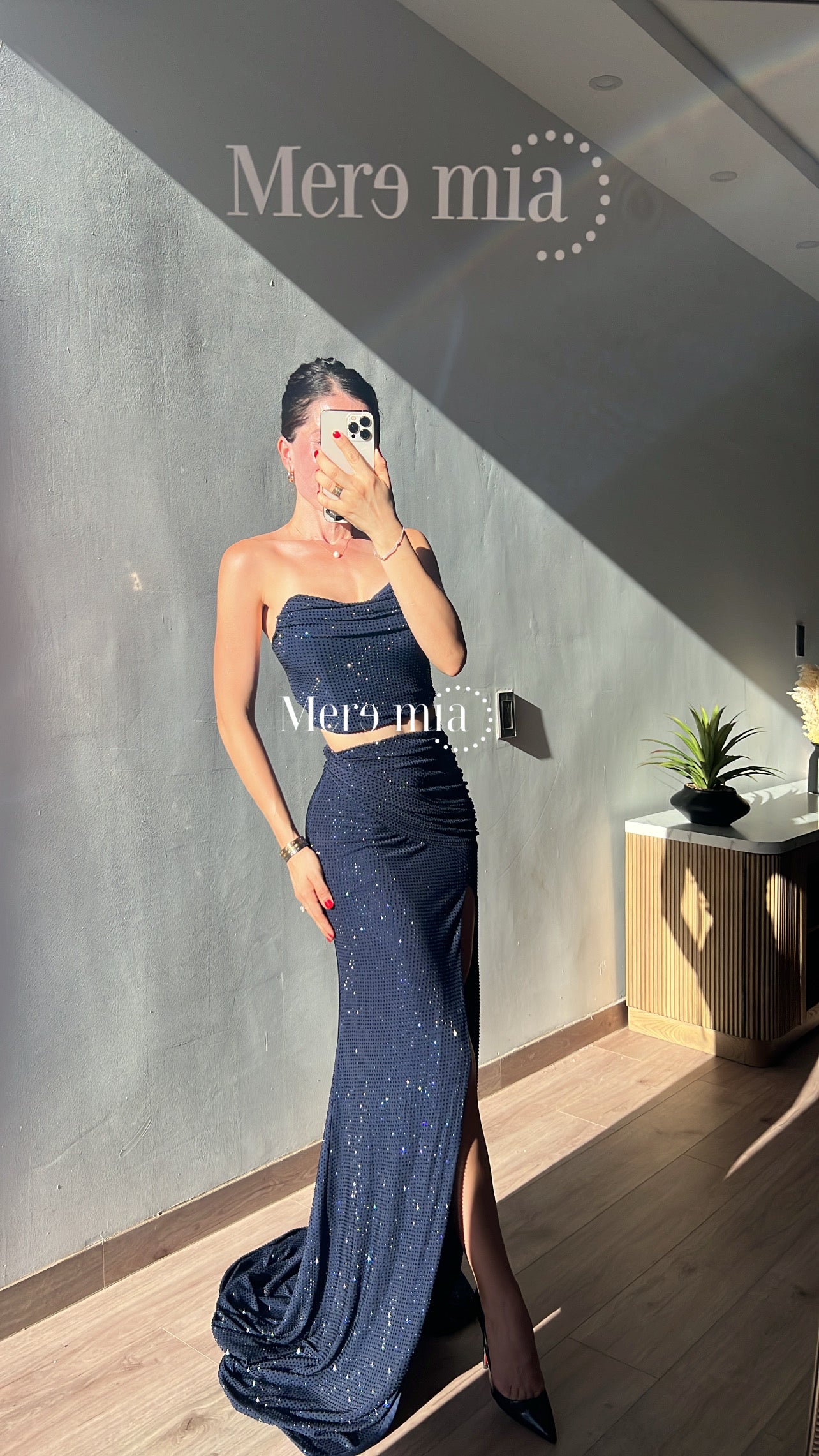 Conjunto azul puntos