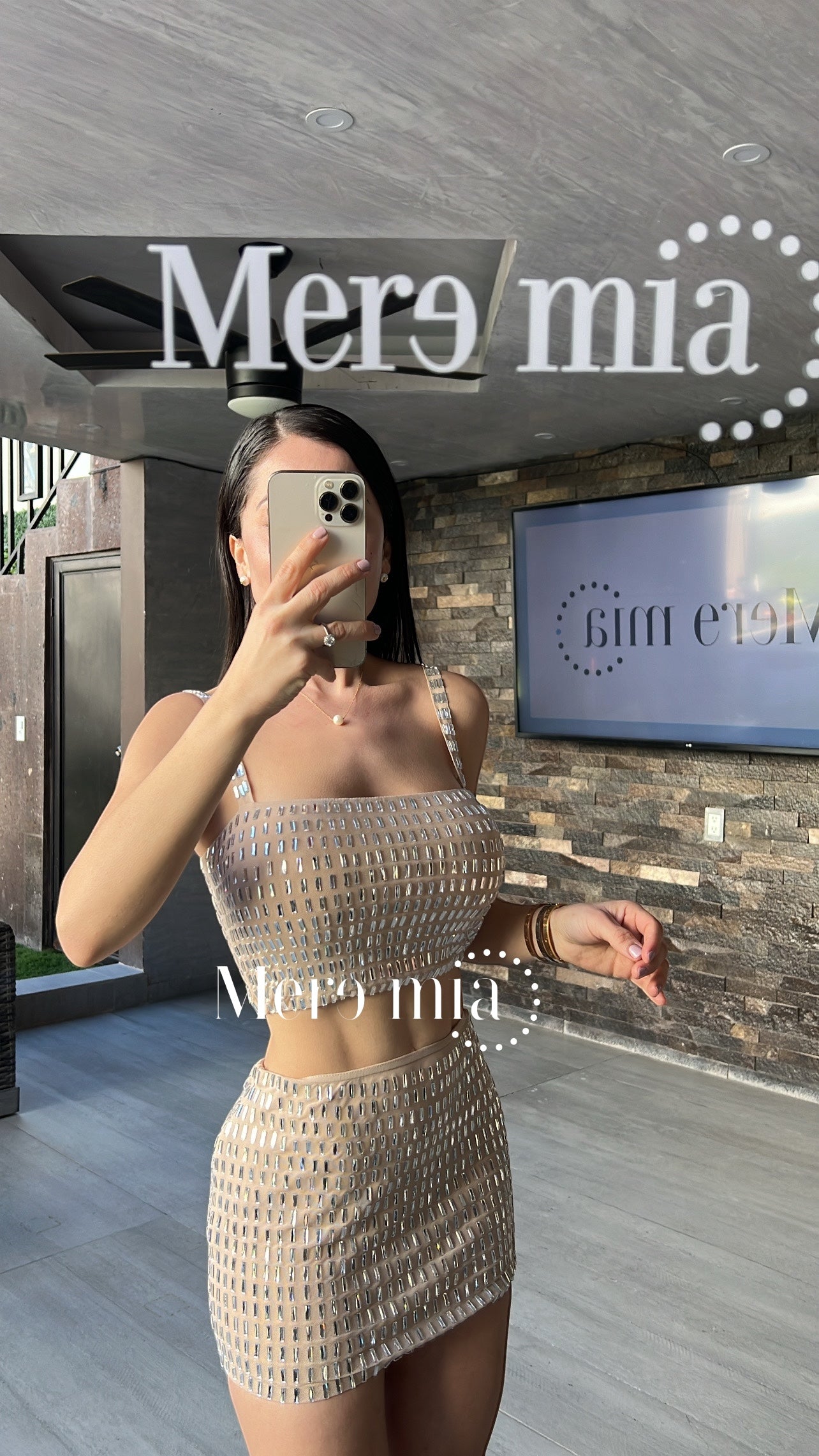 Conjunto nude apl cuad